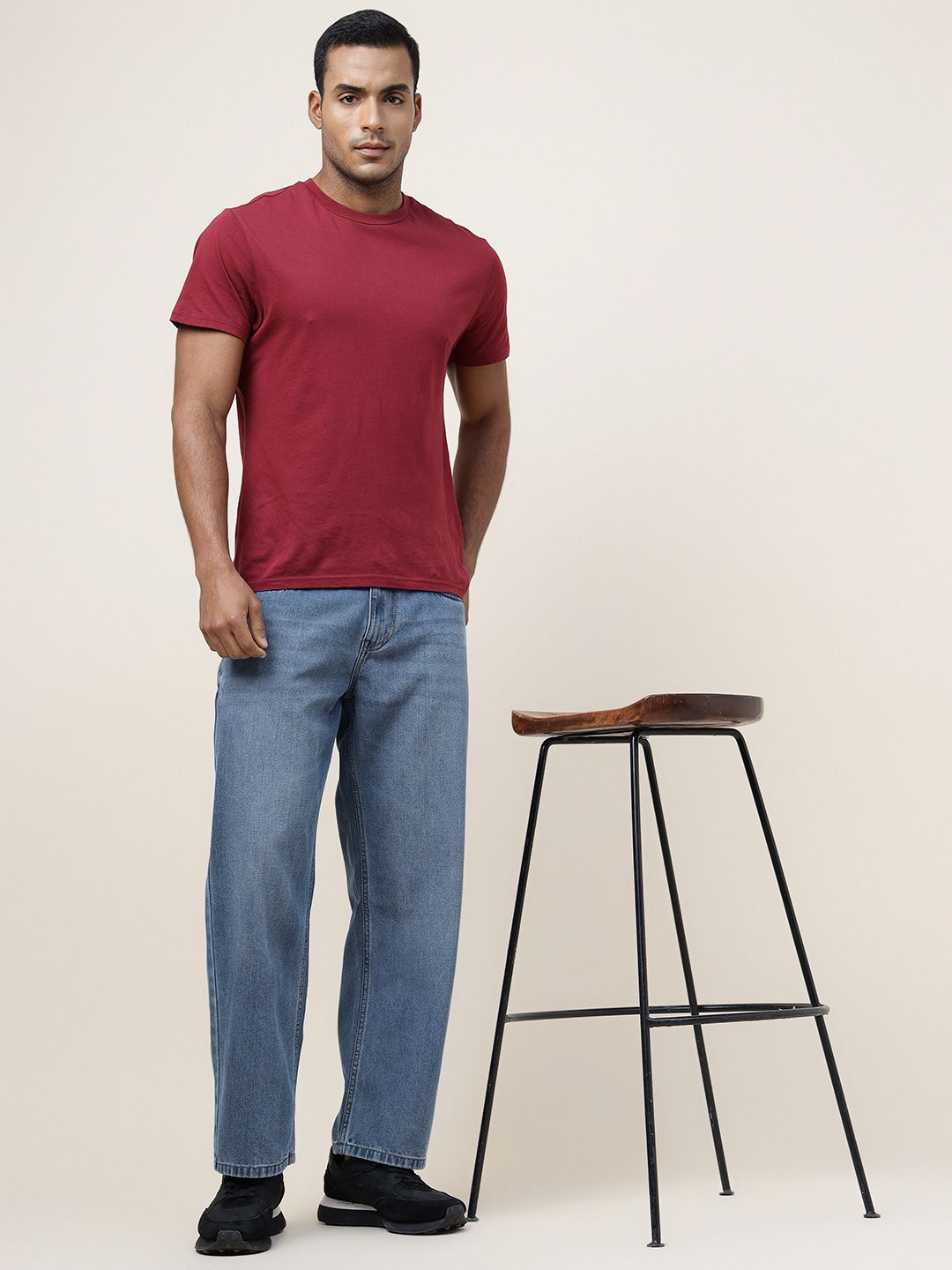 

Mast & Harbour Men Relaxed Fit Jeans, Blue