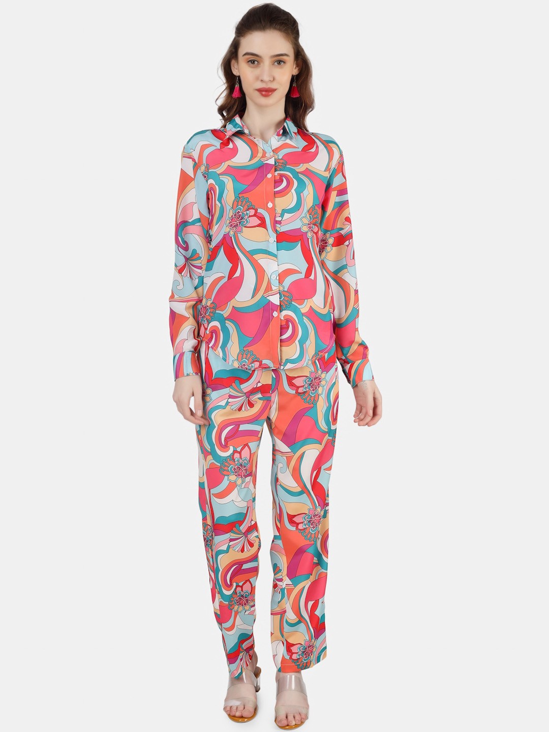 

Sukshat Women Printed Trousers, Multi