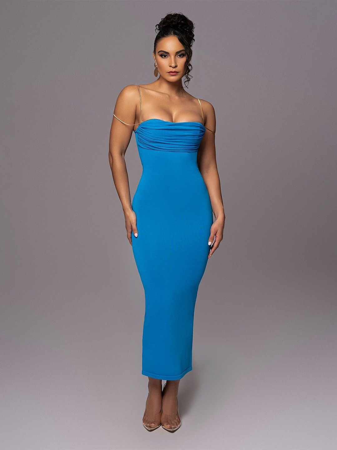 

Bee Boe Bodycon Maxi Dress, Blue