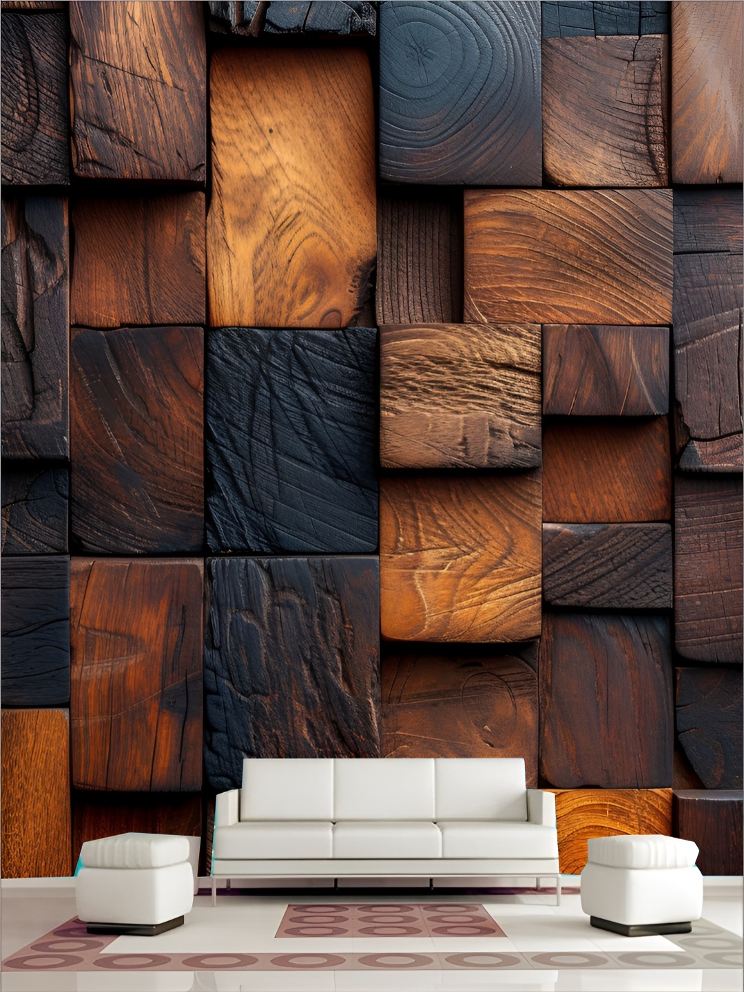 

Aura Brown & Beige Printed Self-Adhesive Wall Sticker