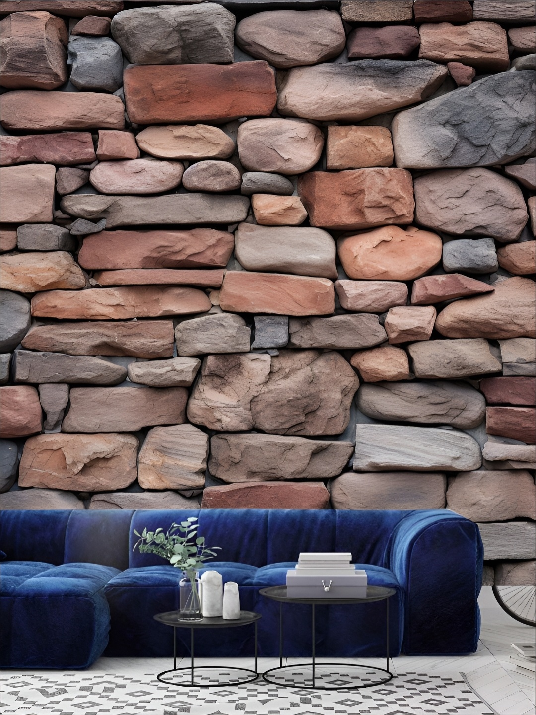 

Aura Brown Self Adhesive 3D Printed Wall Sticker