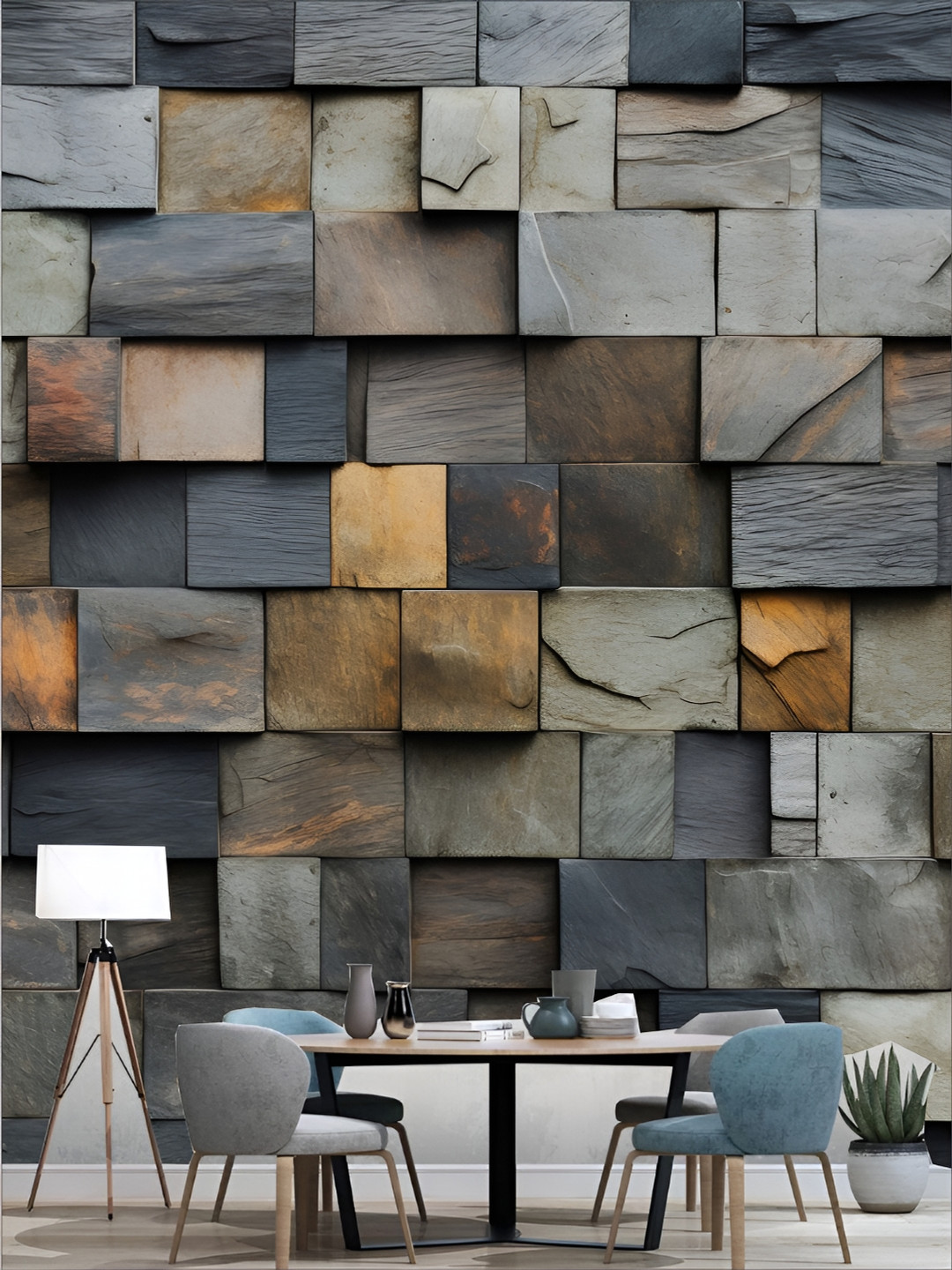 

Aura Grey Self Adhesive 3D Printed Wall Sticker