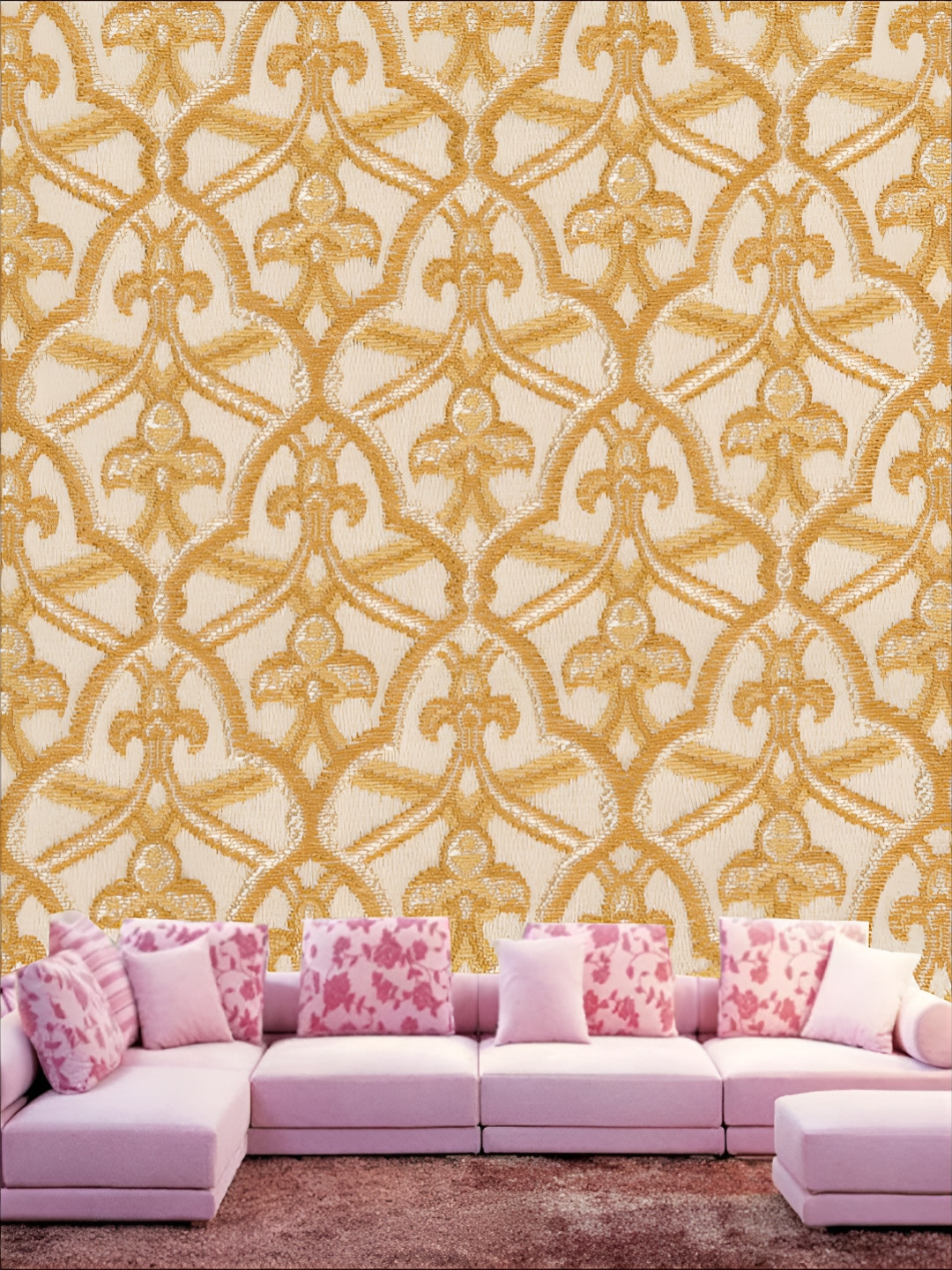 

Aura Beige & Brown Ethnic Motifs Printed Self-Adhesive Wall Sticker