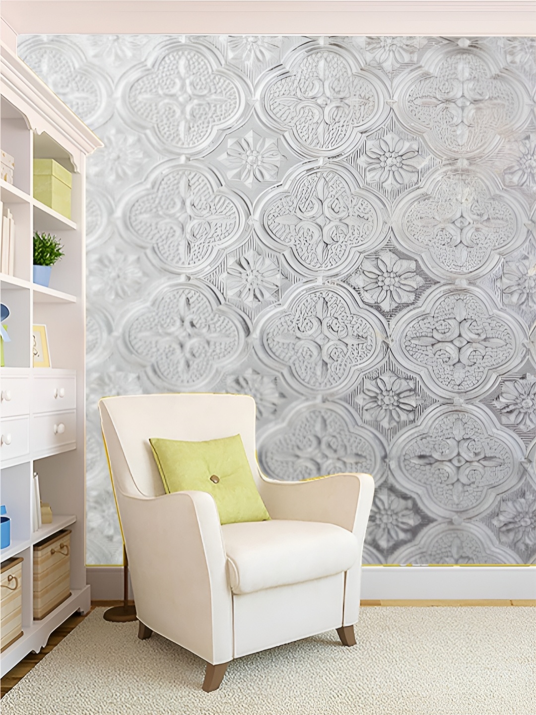 

Aura Grey Printed Self Adhesive Wall Sticker