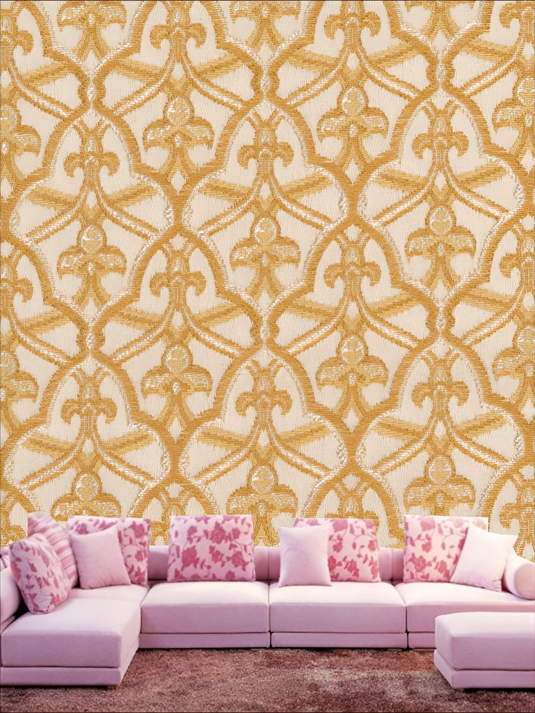 

Aura Beige Printed Self-Adhesive Wall Sicker