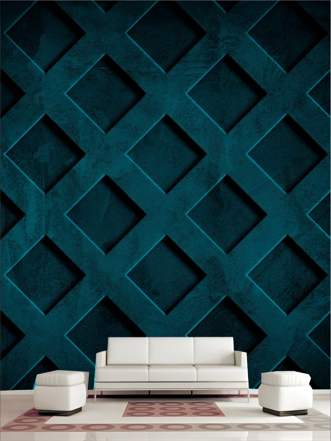 

Aura Green 3D Printed Self Adhesive Wall Sticker