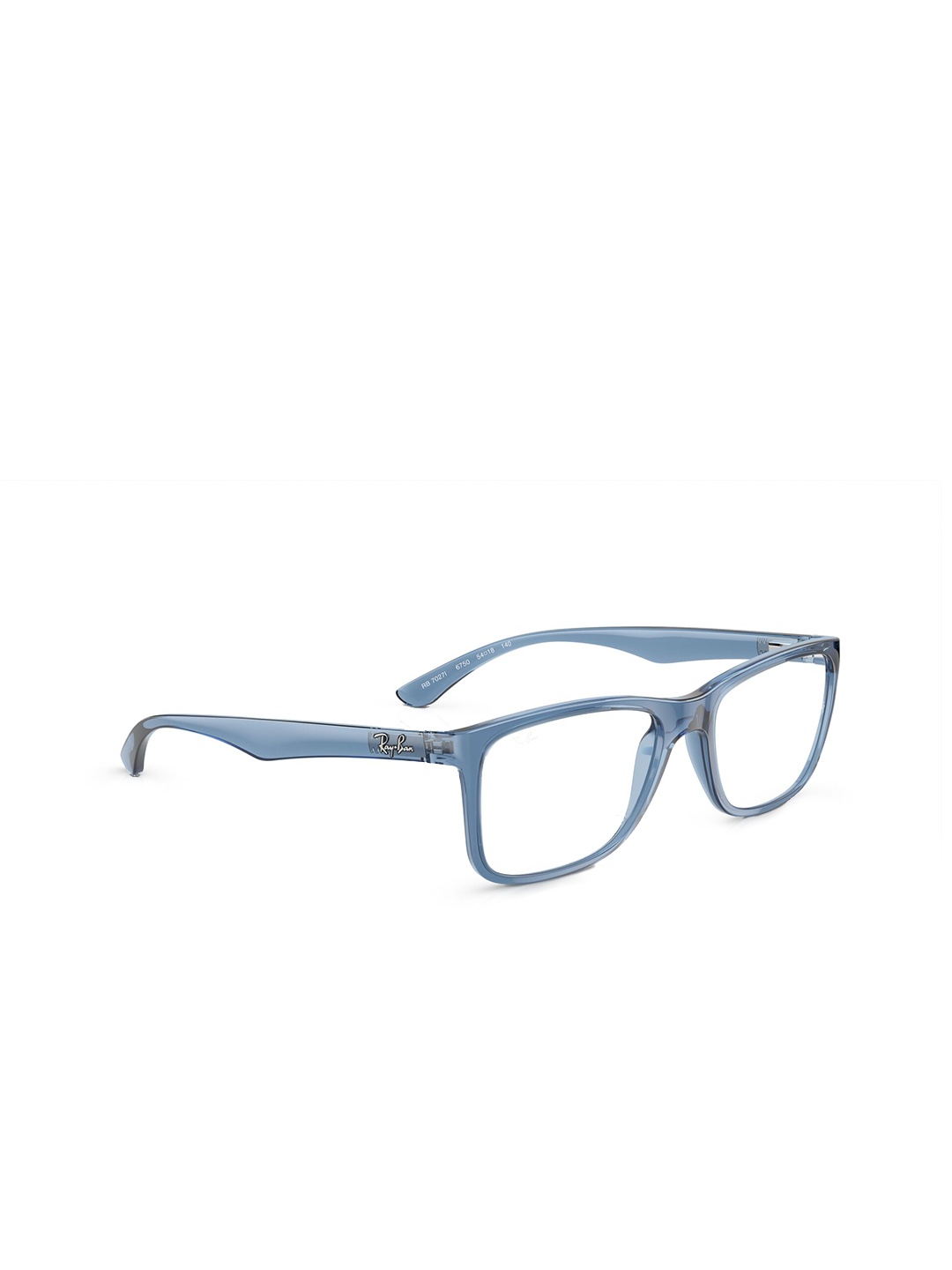 

Ray-Ban Unisex Square Blue Frames - 0RX7027I675054, Transparent