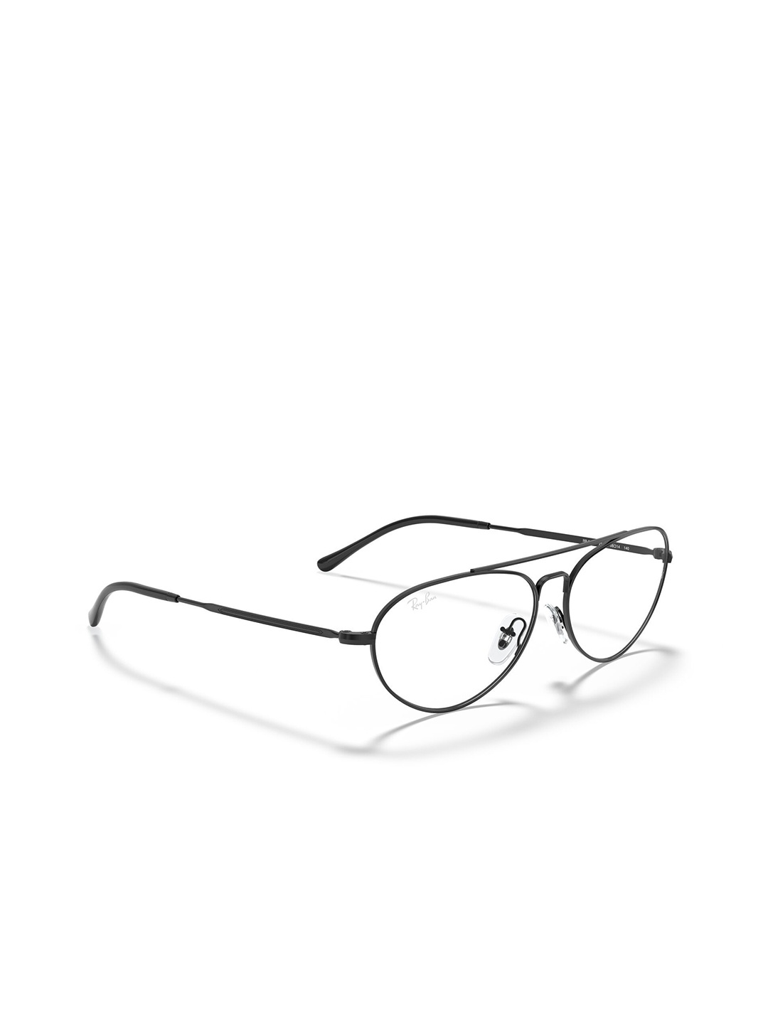

Ray-Ban Unisex Full Rim Oval Frames 8056597246415, Black