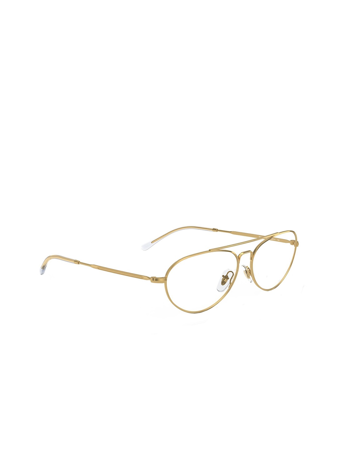 

Ray-Ban Unisex Full Rim Oval Frames, Gold