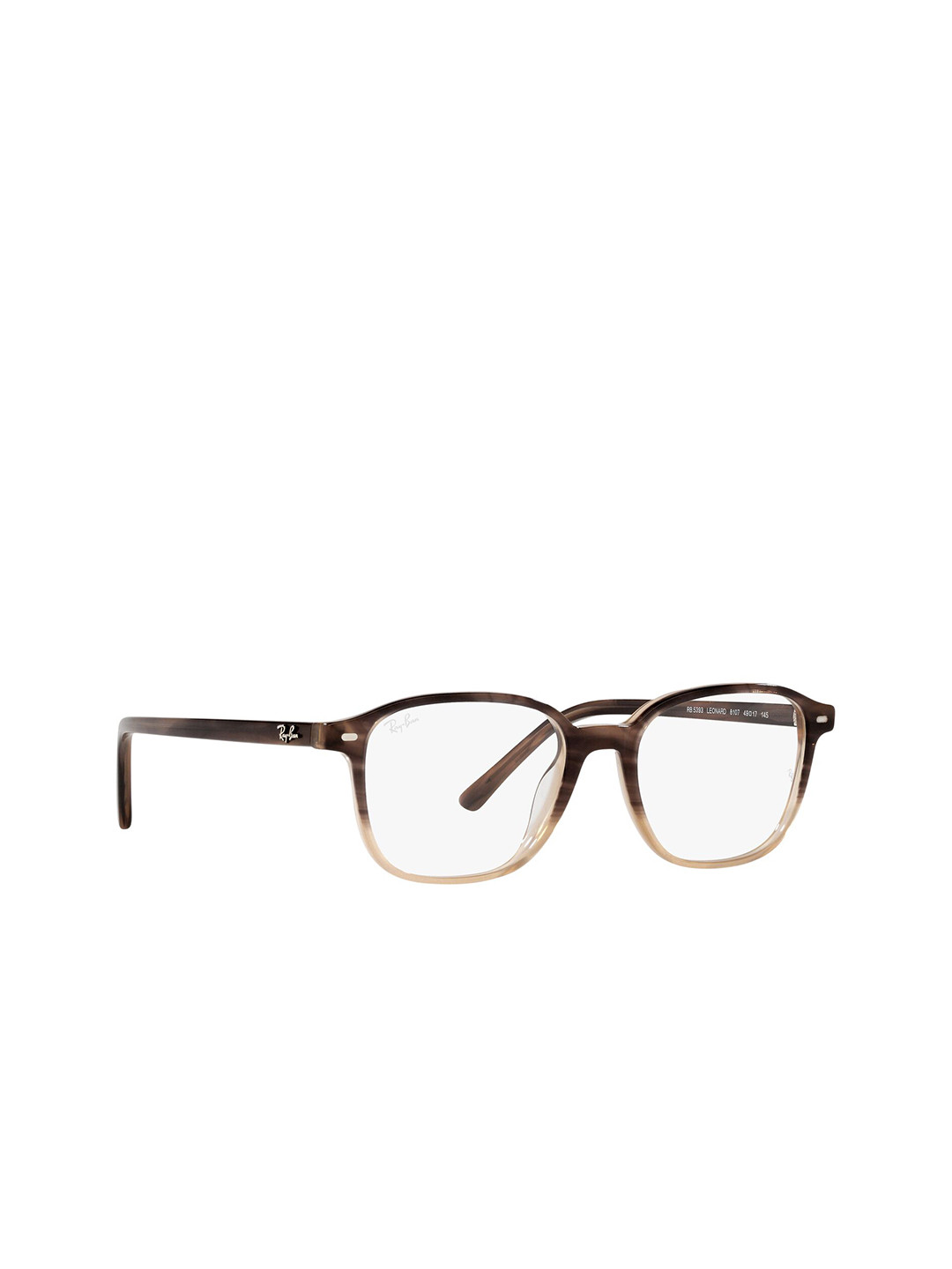 

Ray-Ban Unisex Colourblocked Full Rim Square Frames 8056597444378, Brown