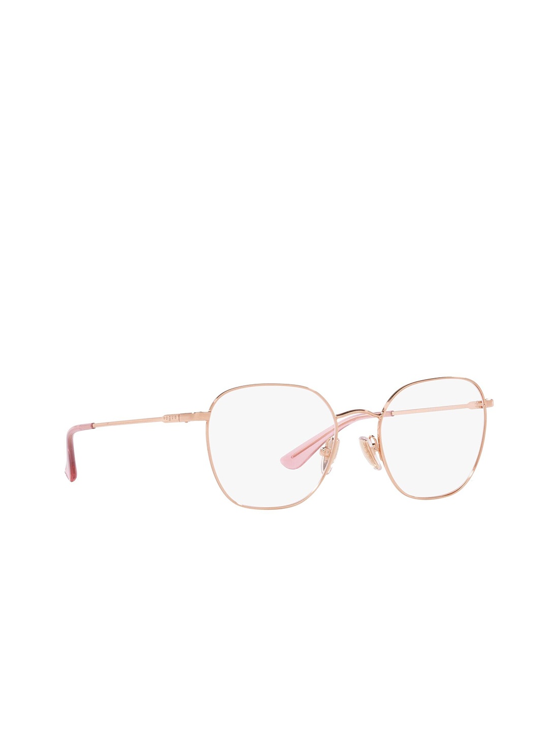 

VOGUE EYEWEAR Women Square Gold Colour Frames - 0VO4178515250, Pink