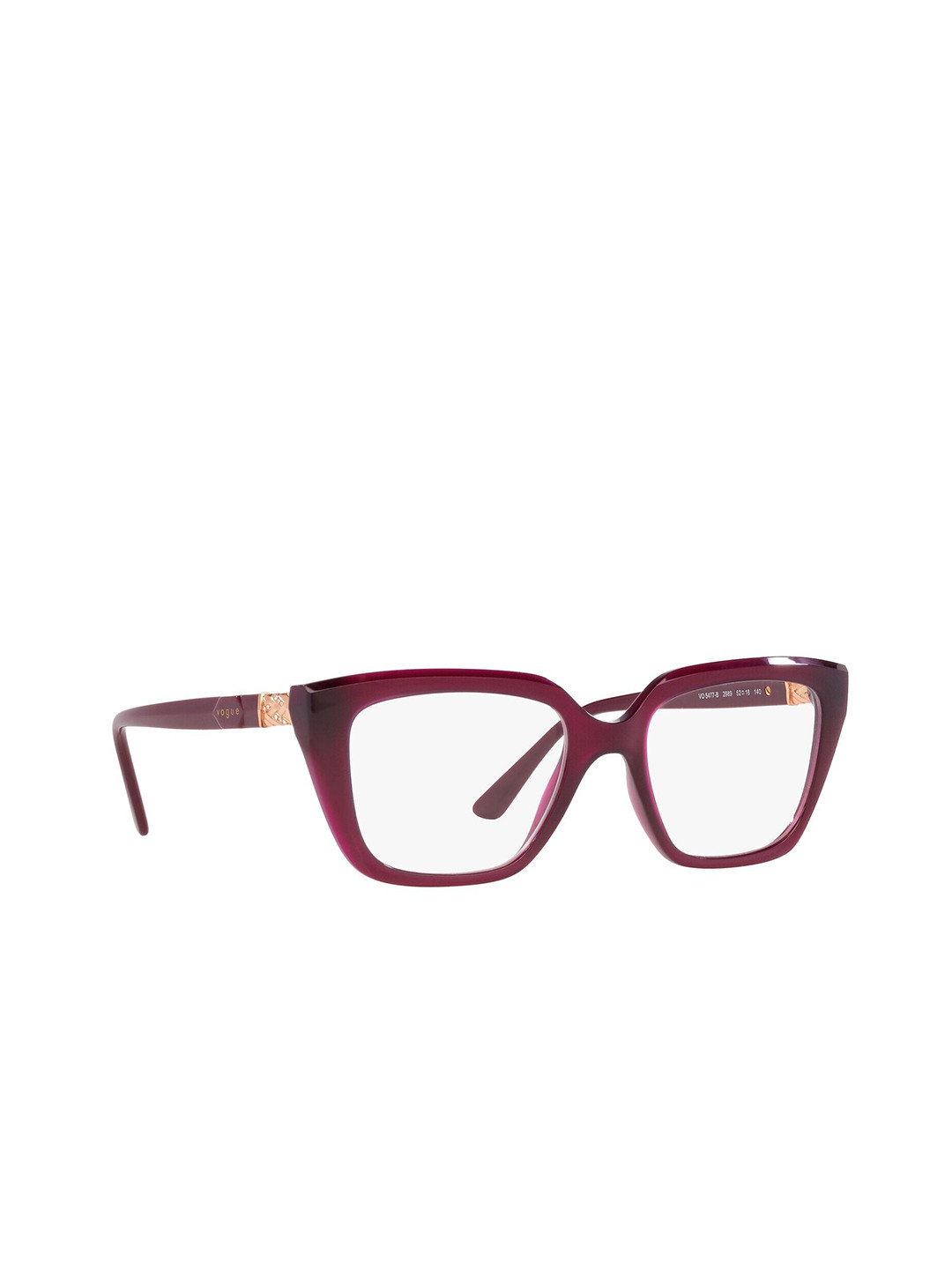 

Vogue Eyewear Women Rectangle Bordeaux Frames - 0VO5477B298950, Pink