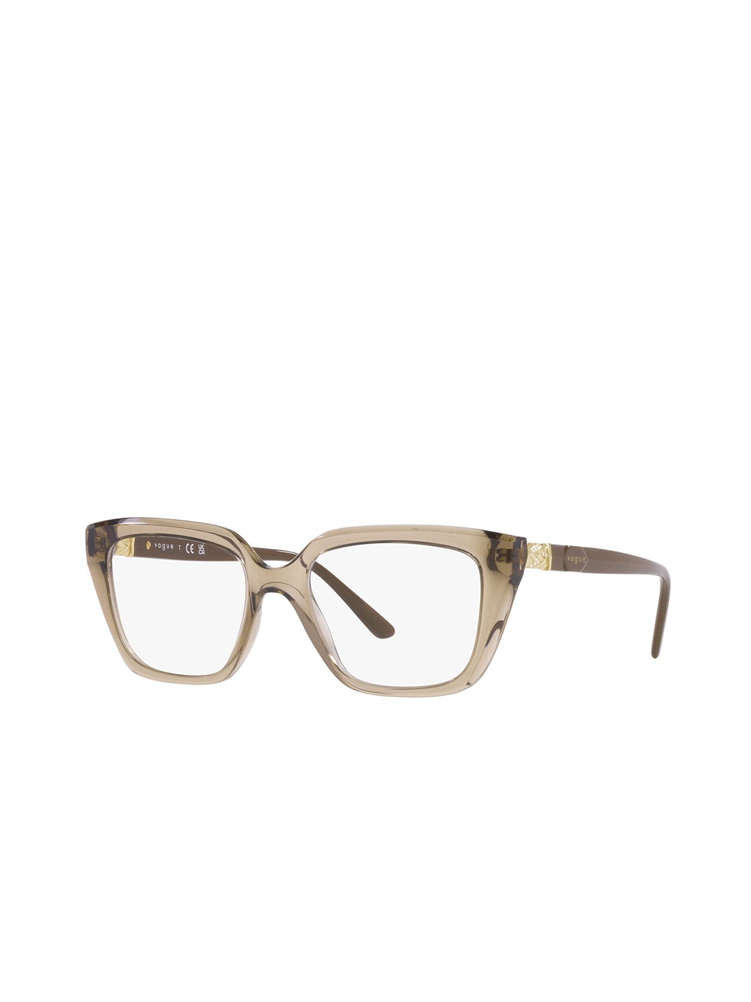 

VOGUE EYEWEAR Women Rectangle Brown Frames - 0VO5477B294050, Grey