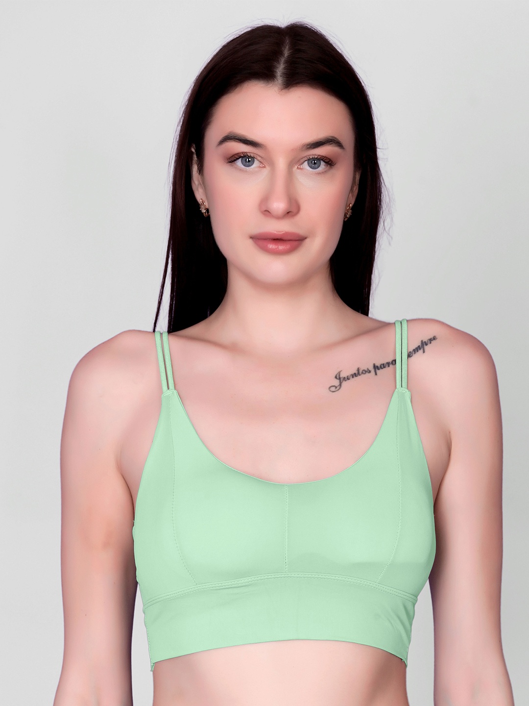 

Spiaty Full Coverage Lightly Padded Bra With All Day Comfort, Green