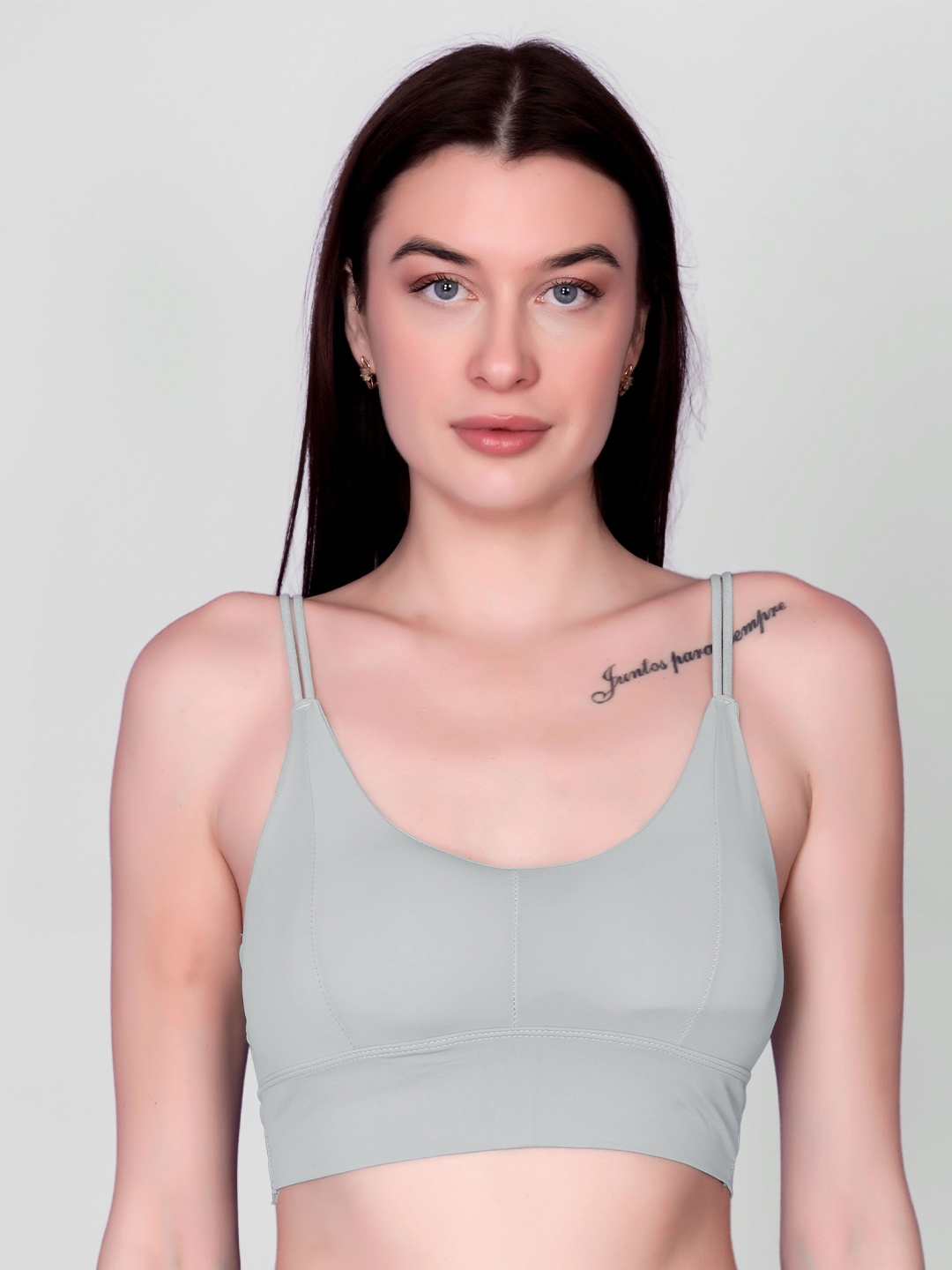 

Spiaty Full Coverage Removable Padding Everyday Bra With All Day Comfort, Grey