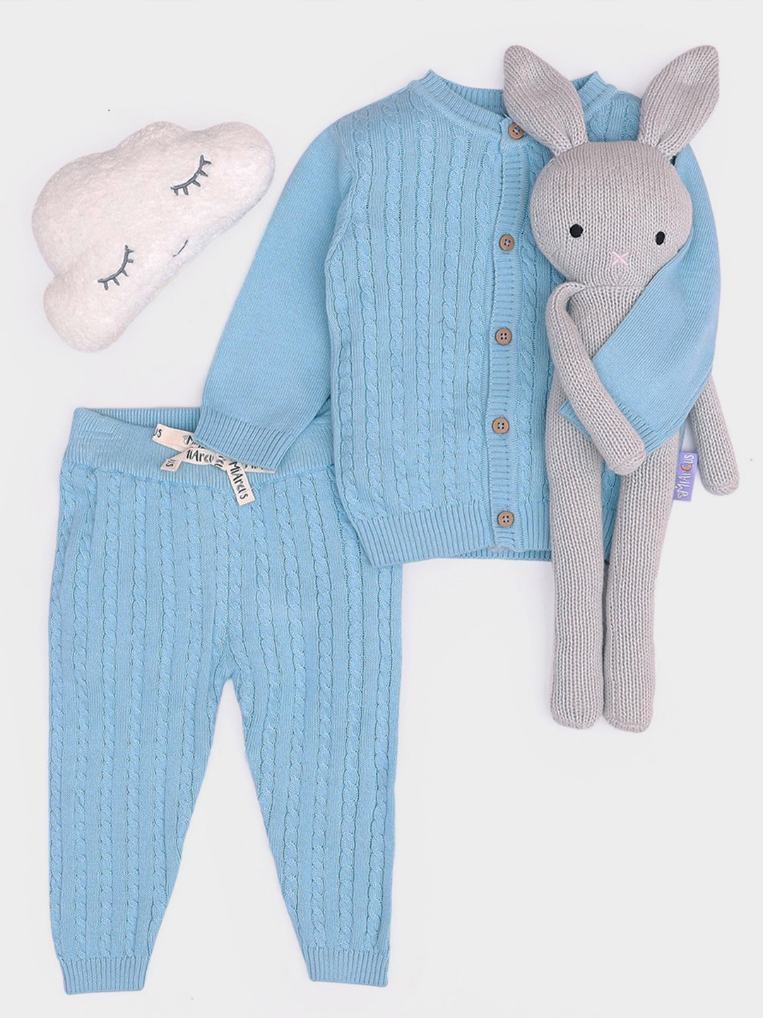 

MiArcus Kids Cardigan with Pyjamas, Blue