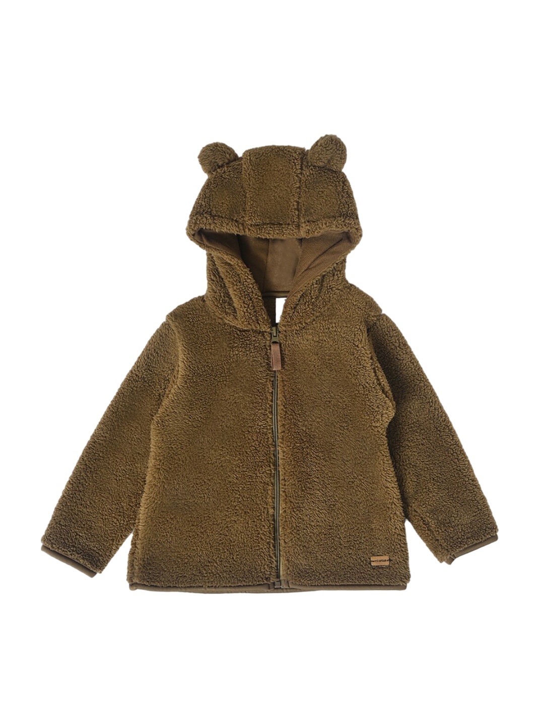 

MiArcus Kids Self Design Lightweight Hooded Tailored Jacket, Brown