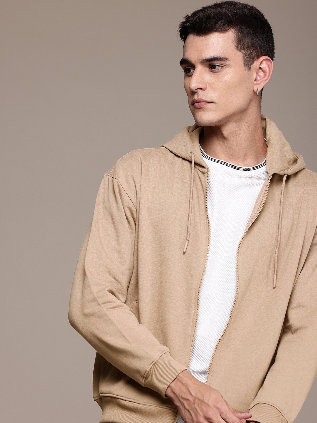 

The Roadster Life Co. Relaxed Fit Hooded Sweatshirt, Taupe