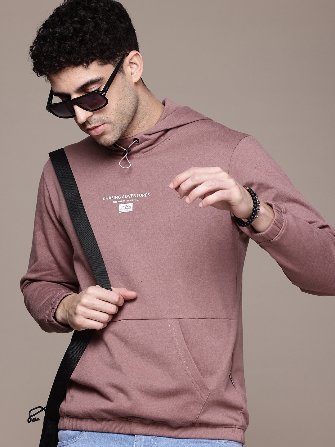 

The Roadster Life Co. Hooded Sweatshirt, Mauve