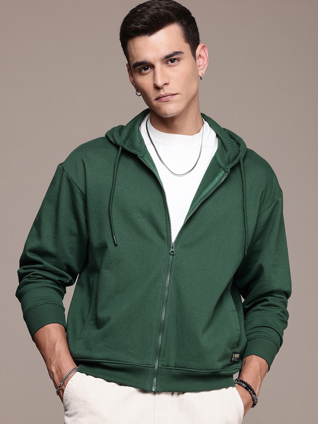 

The Roadster Life Co. Relaxed Fit Hooded Sweatshirt, Green