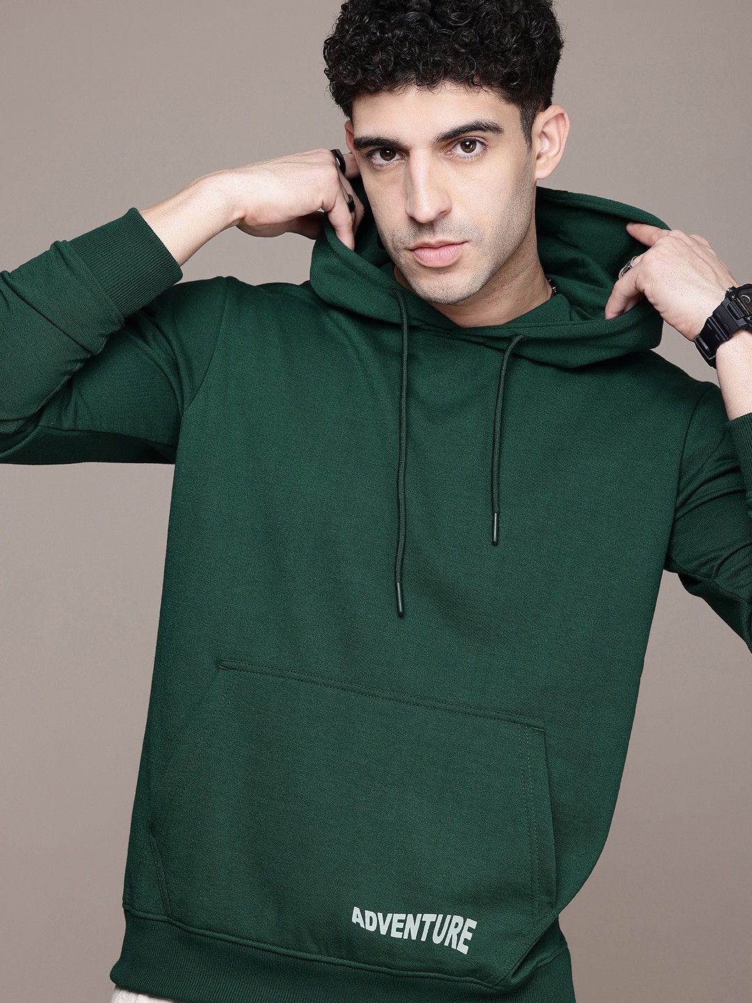 

The Roadster Life Co. Hooded Pullover Sweatshirt, Green