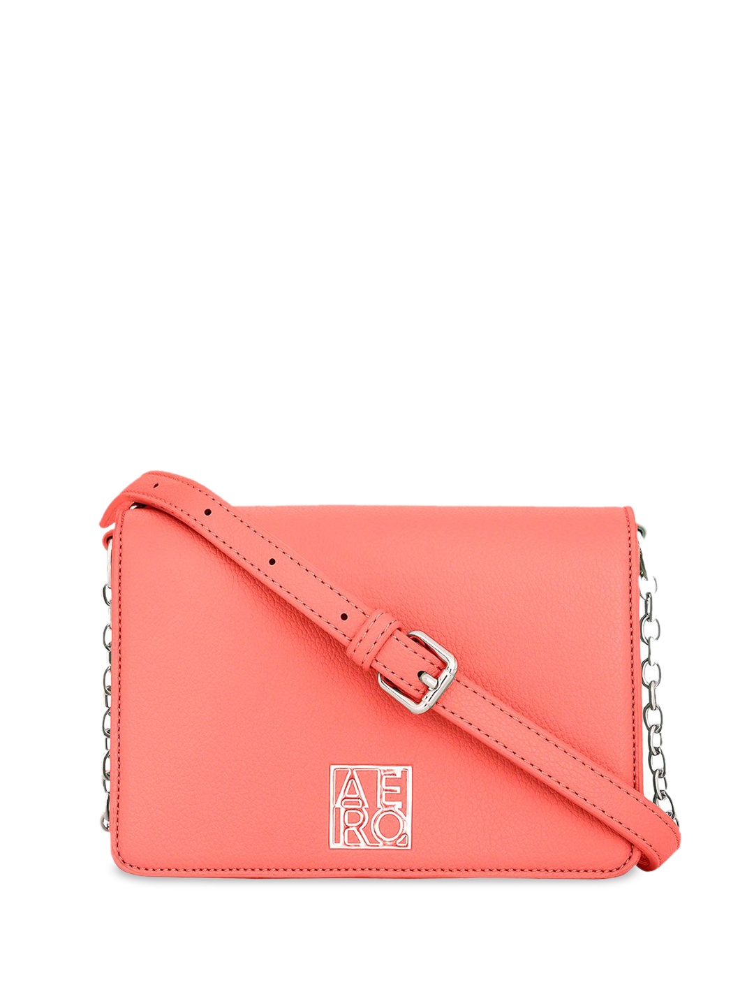 

Aeropostale Textured Structured Sling Bag, Pink