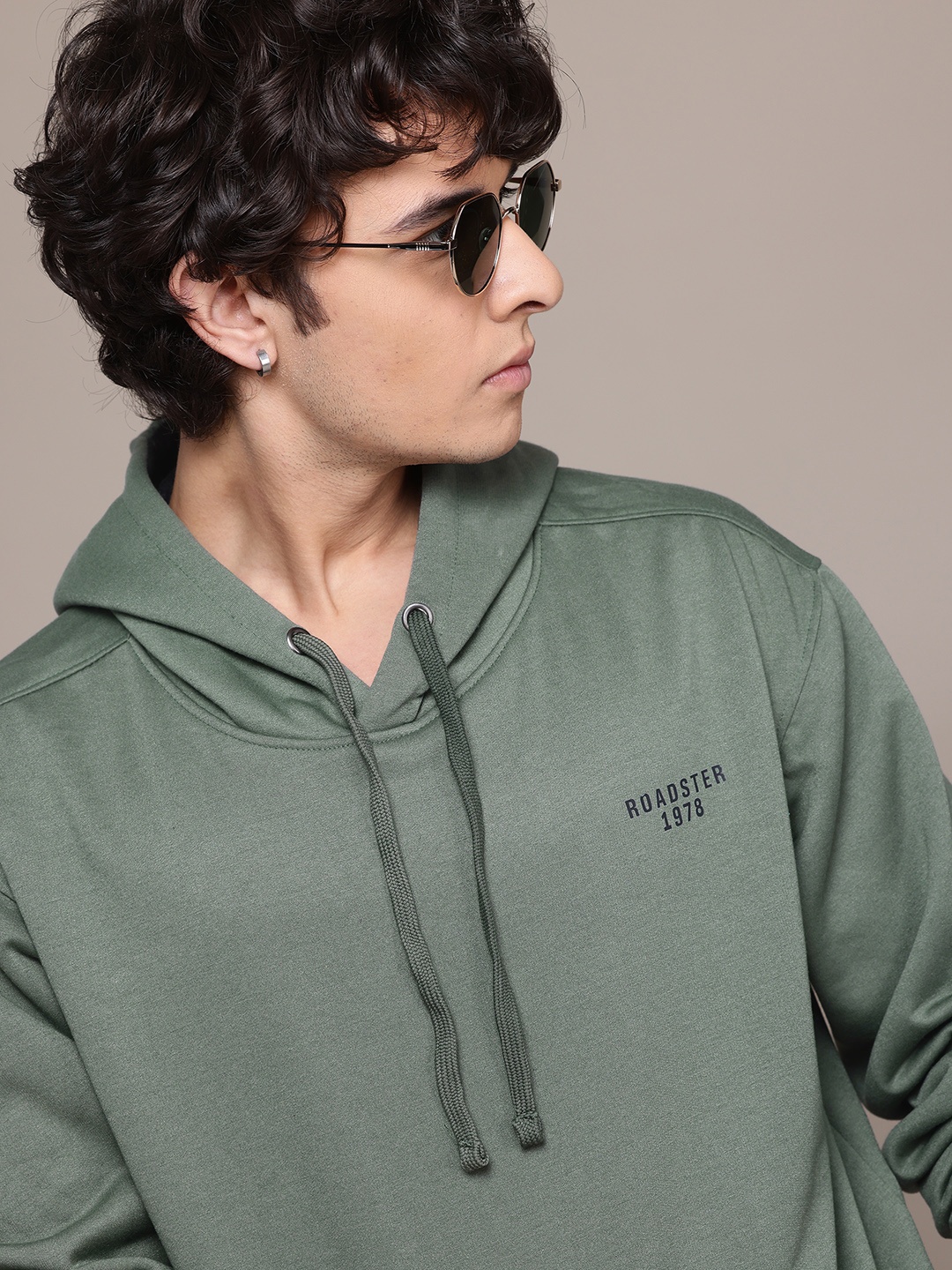

The Roadster Lifestyle Co. Relaxed Hooded Sweatshirt, Green