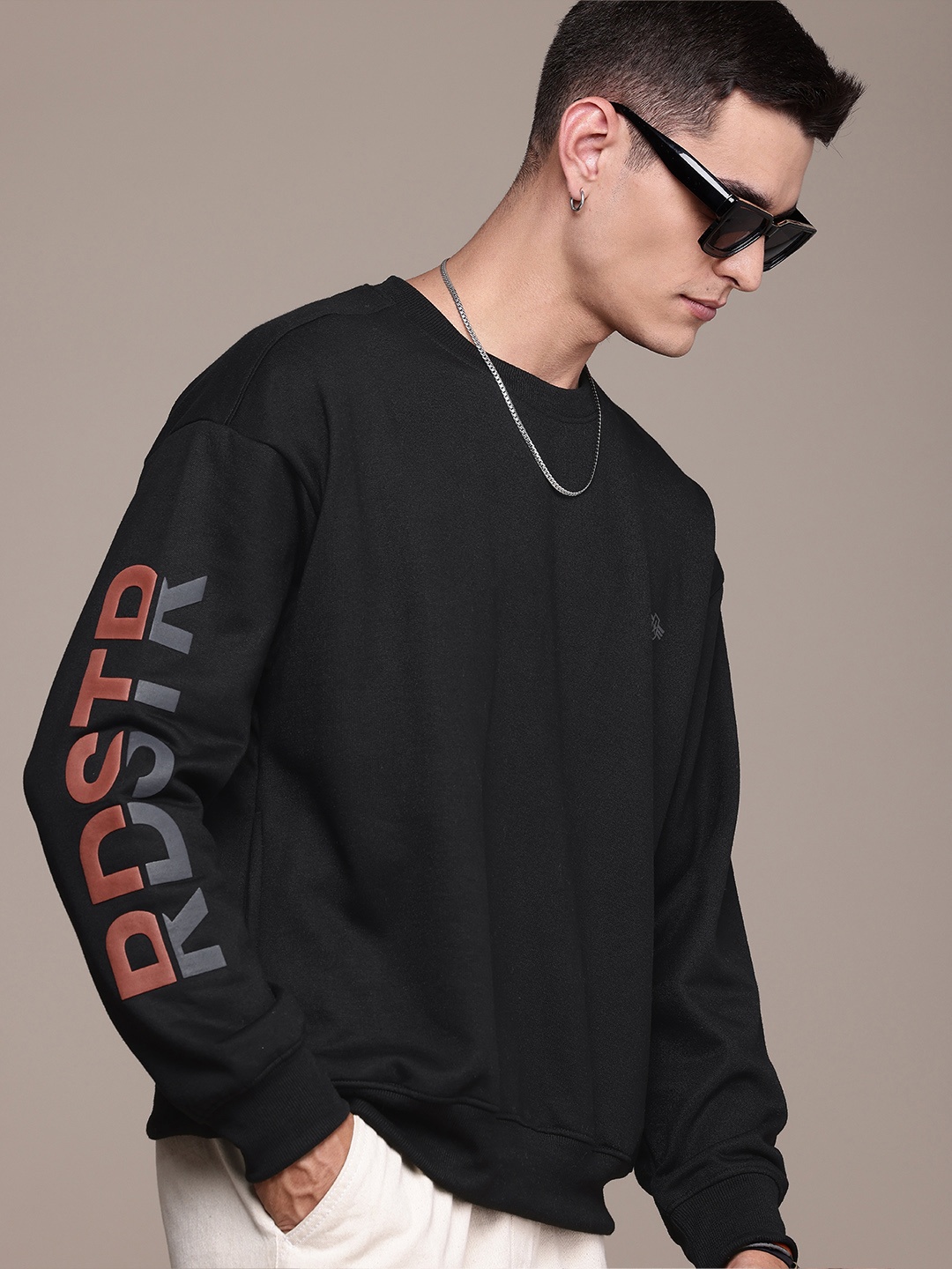 

The Roadster Life Co. Relaxed Fit Sweatshirt, Black