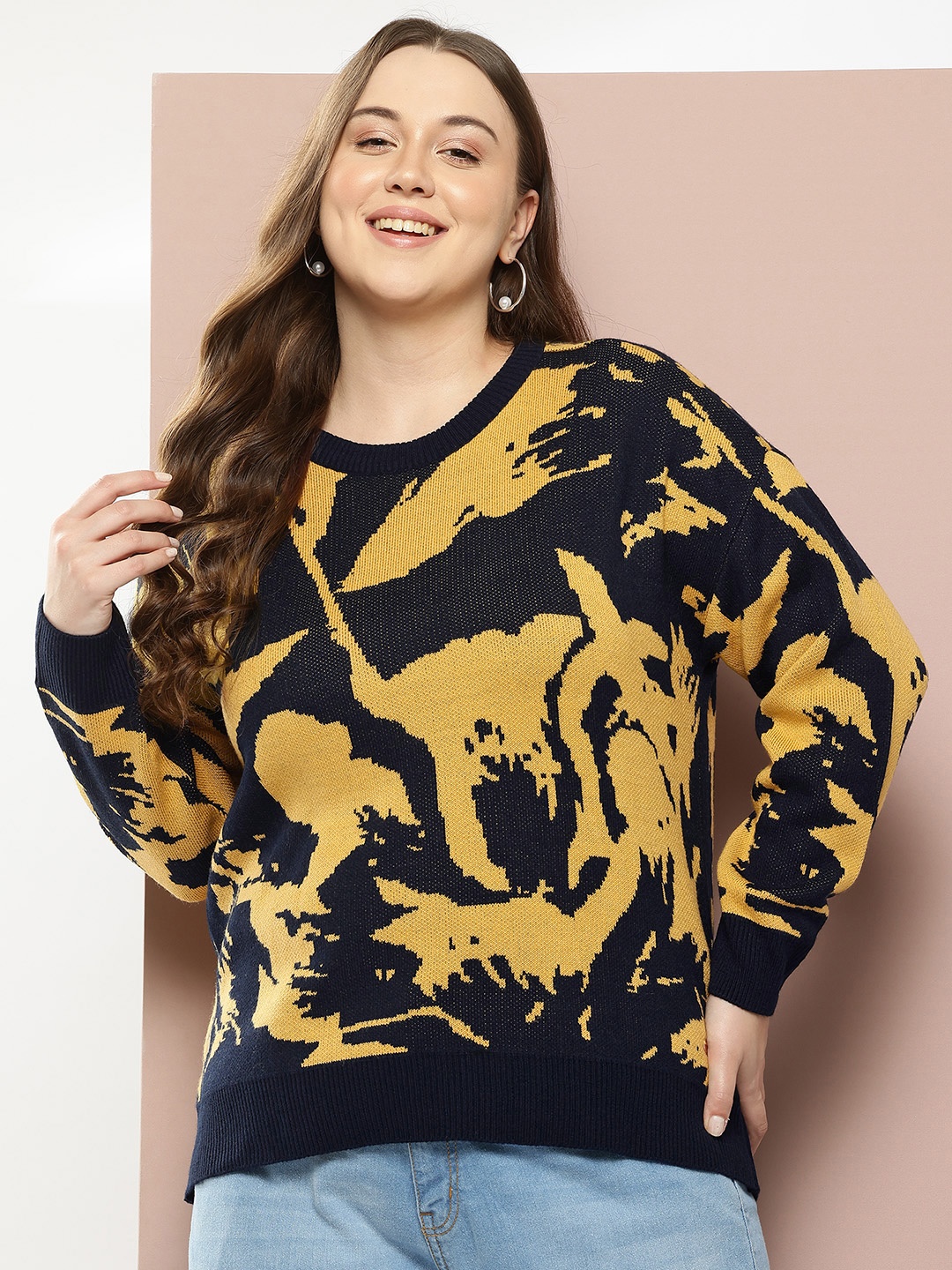 

Sztori Abstract Pullover, Black