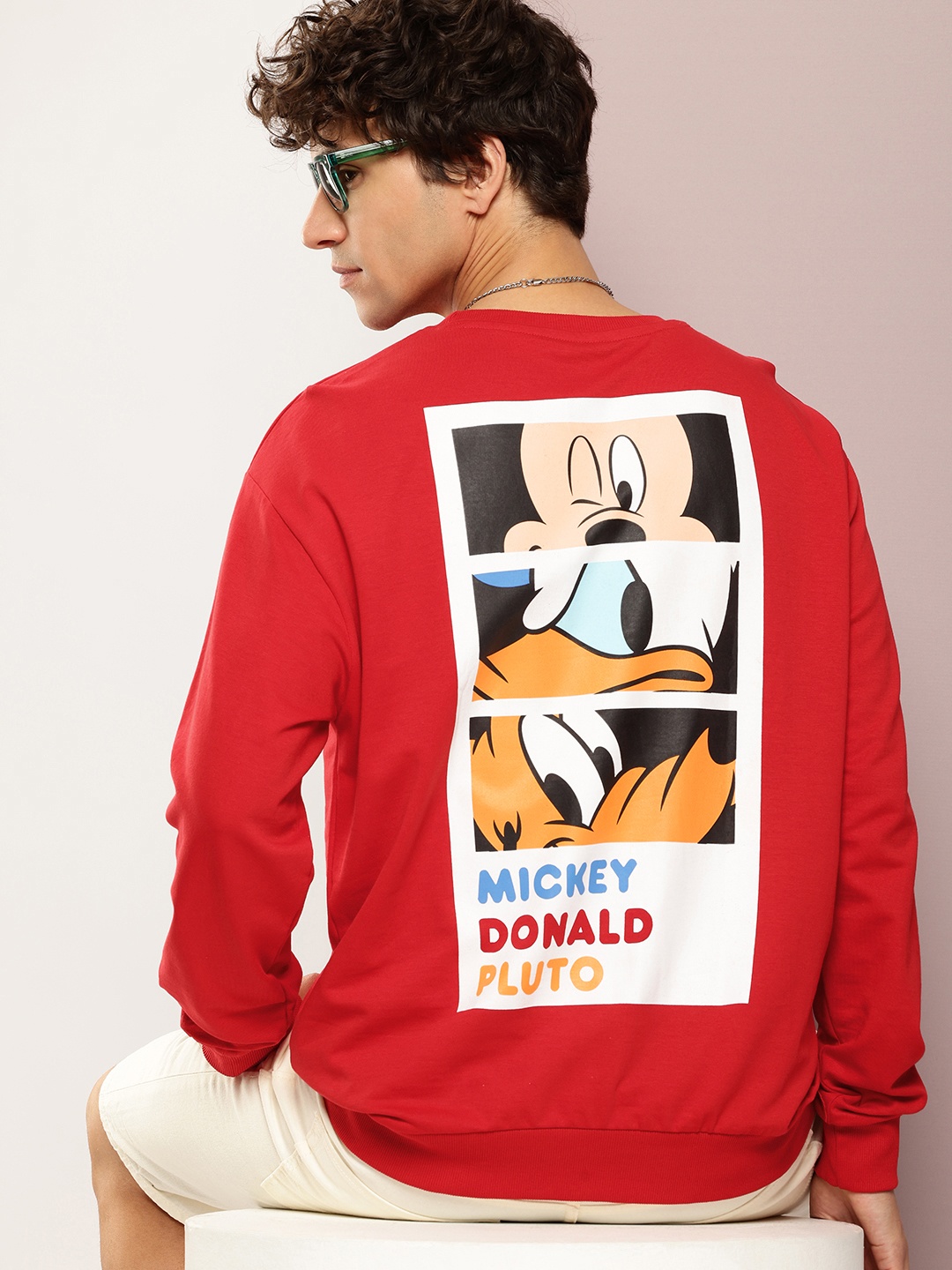 

Kook N Keech Disney Mickey & Friends Printed Sweatshirt, Red