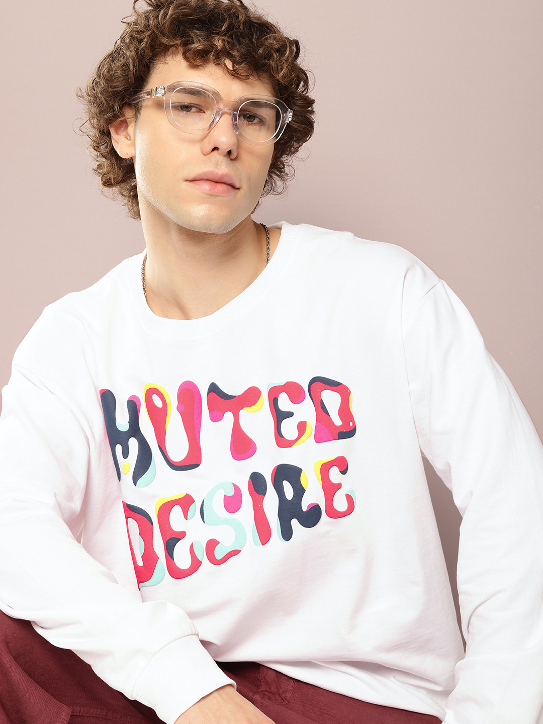 

Kook N Keech Pure Cotton Typography Printed Sweatshirt, White