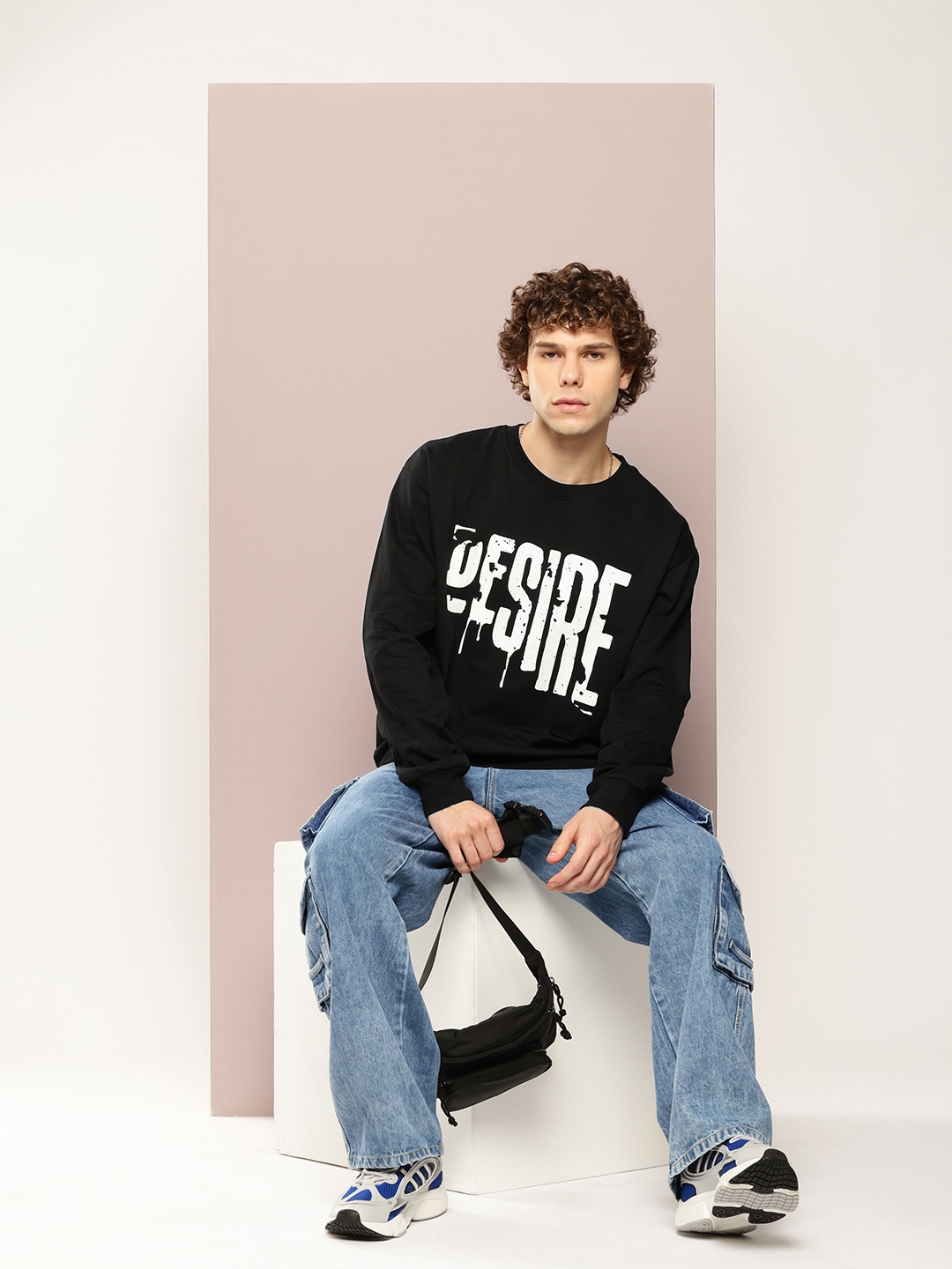 

Kook N Keech Pure Cotton Typography Printed Sweatshirt, Black