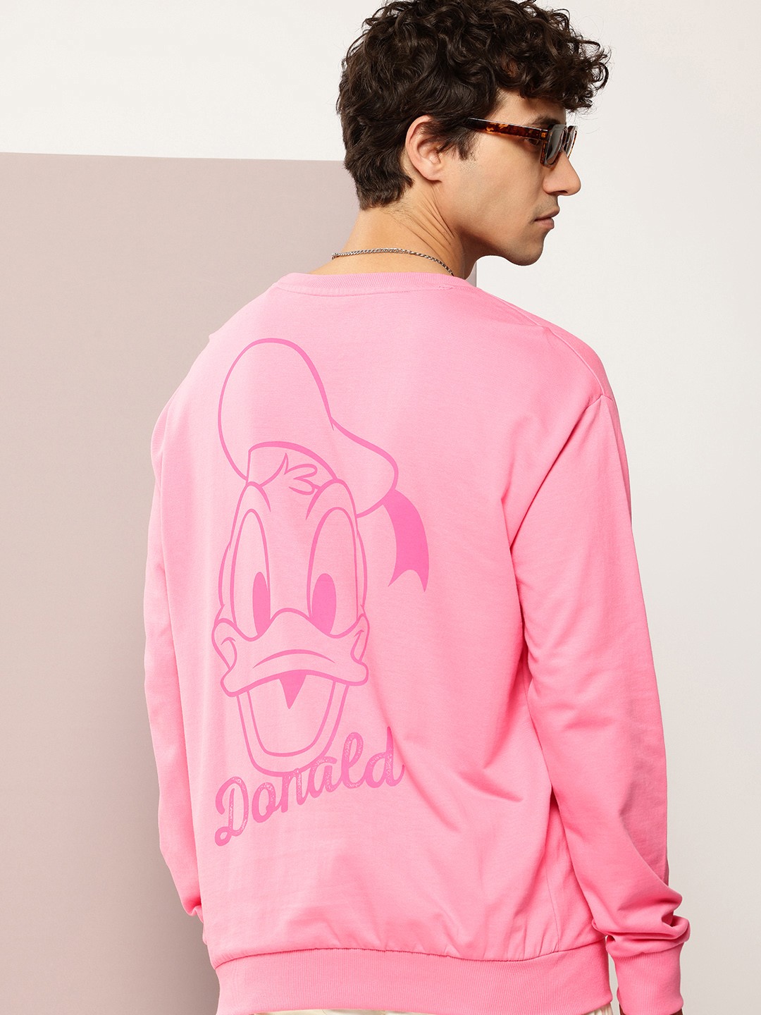 

Kook N Keech Disney Donald Duck Printed Pure Cotton Sweatshirt, Pink