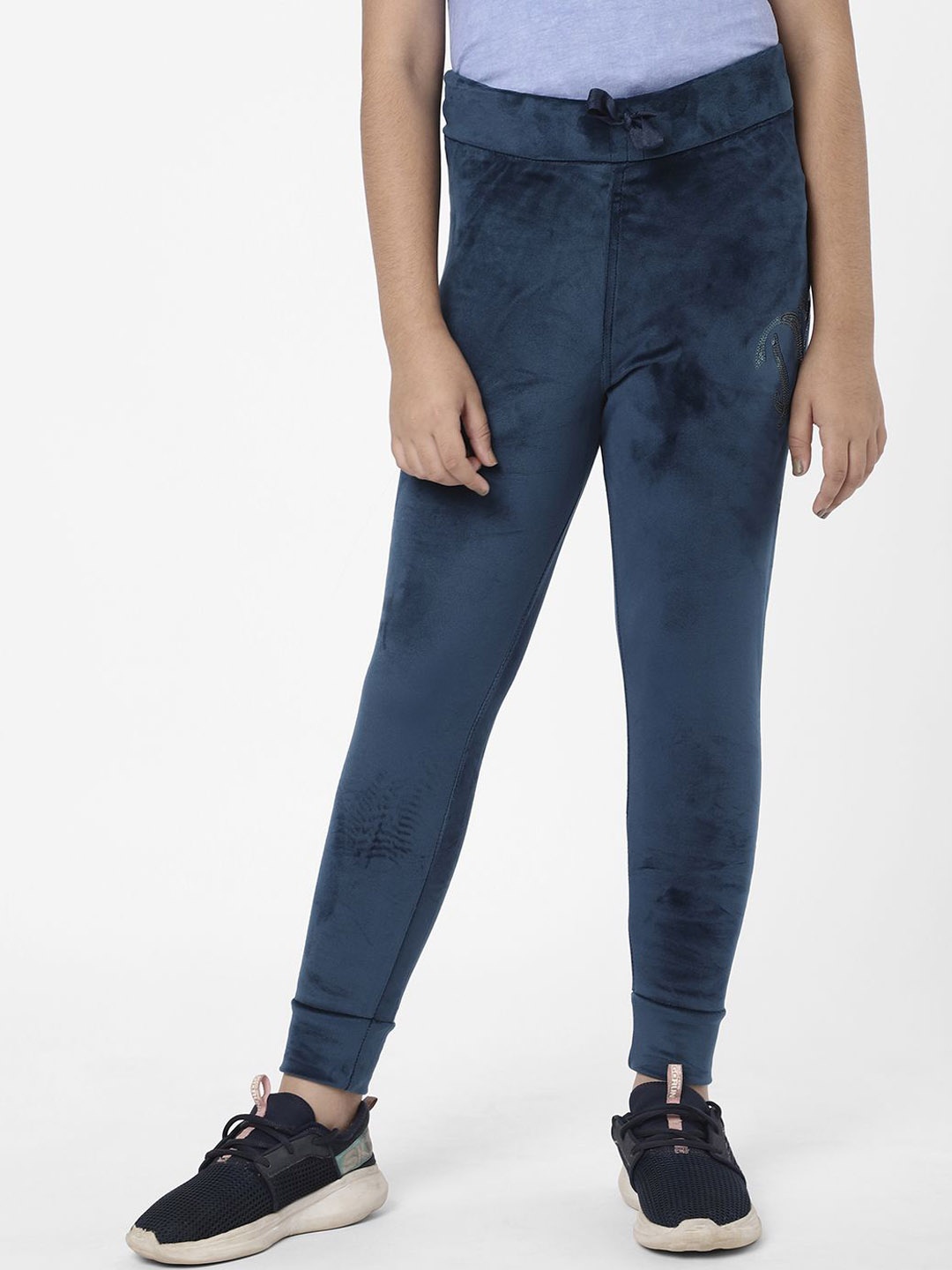 

Sweet Dreams Girls Cotton Joggers, Blue