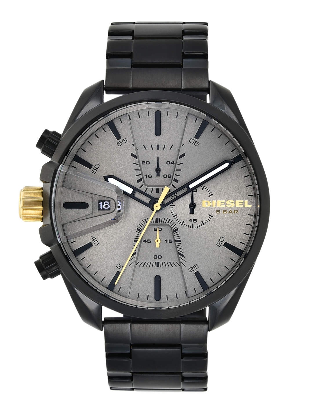 

DIESEL Men Grey & Black Chronograph Watch DZ4474I