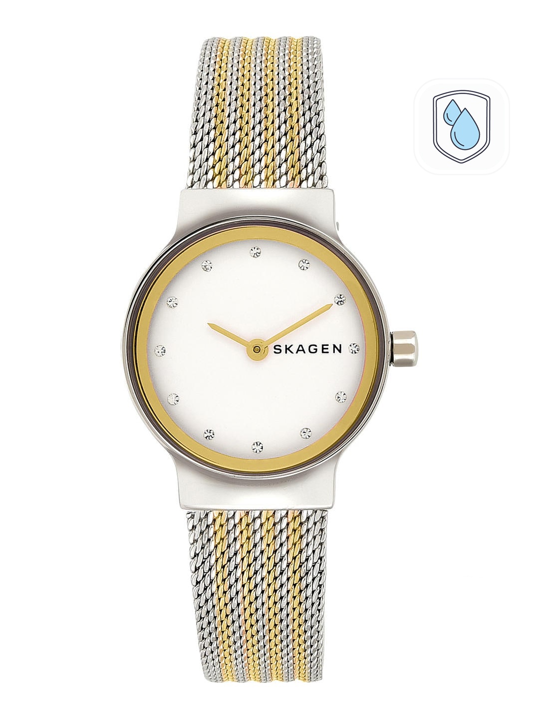 

SKAGEN Women White & Silver-Toned Analogue Watch SKW2698I