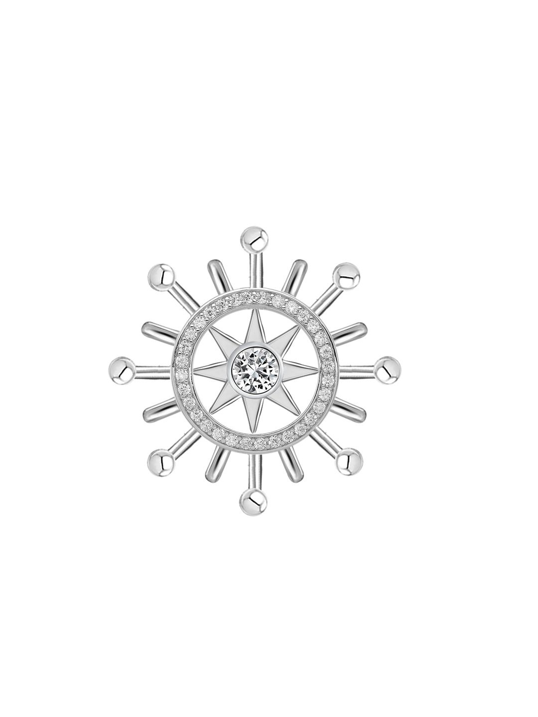 

LeCalla Men 925 Sterling Silver Anchor Classic Design Lapel Pin