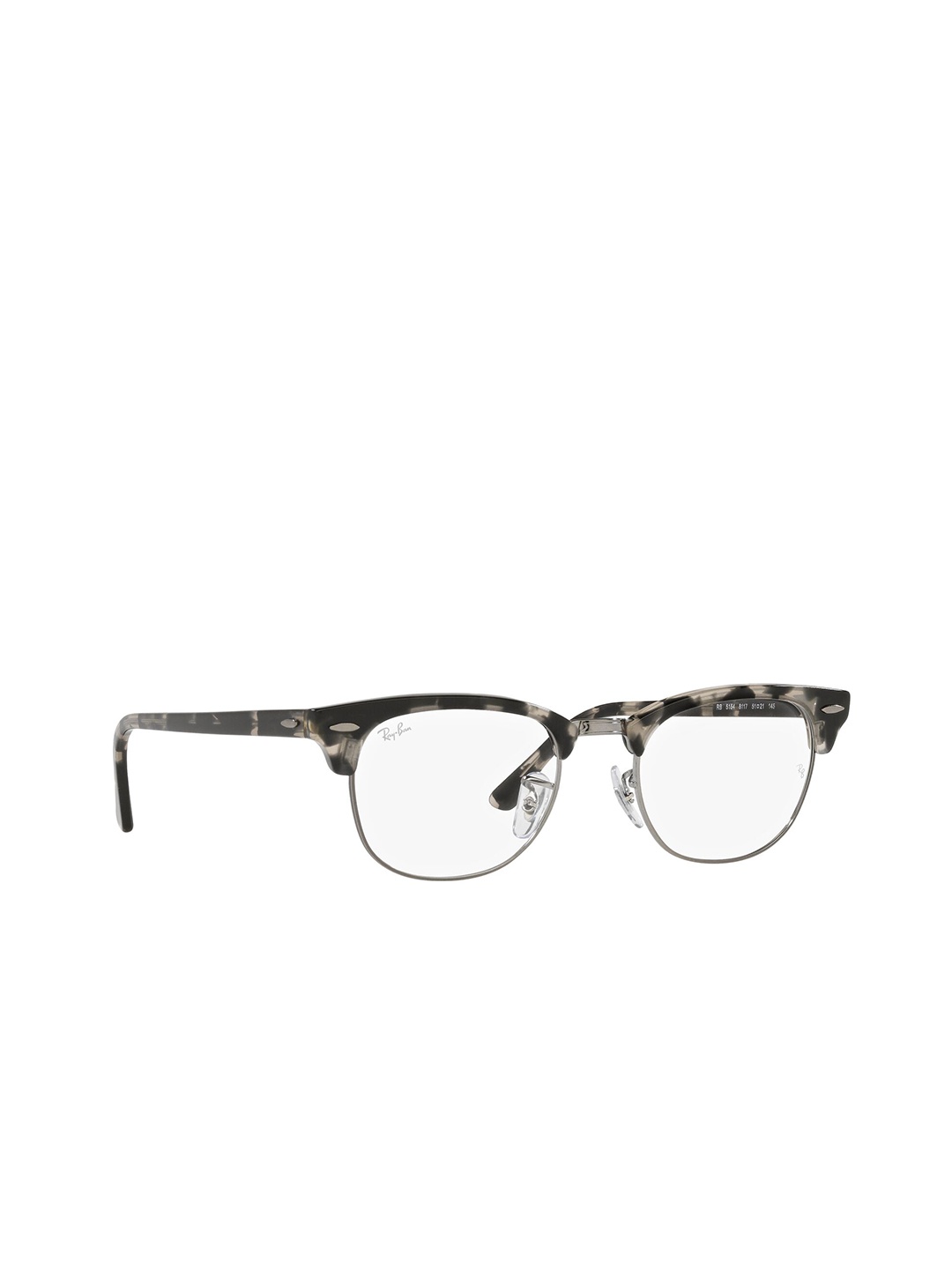 

Ray-Ban Unisex Half Rim Square Frames 7895653222939, Black