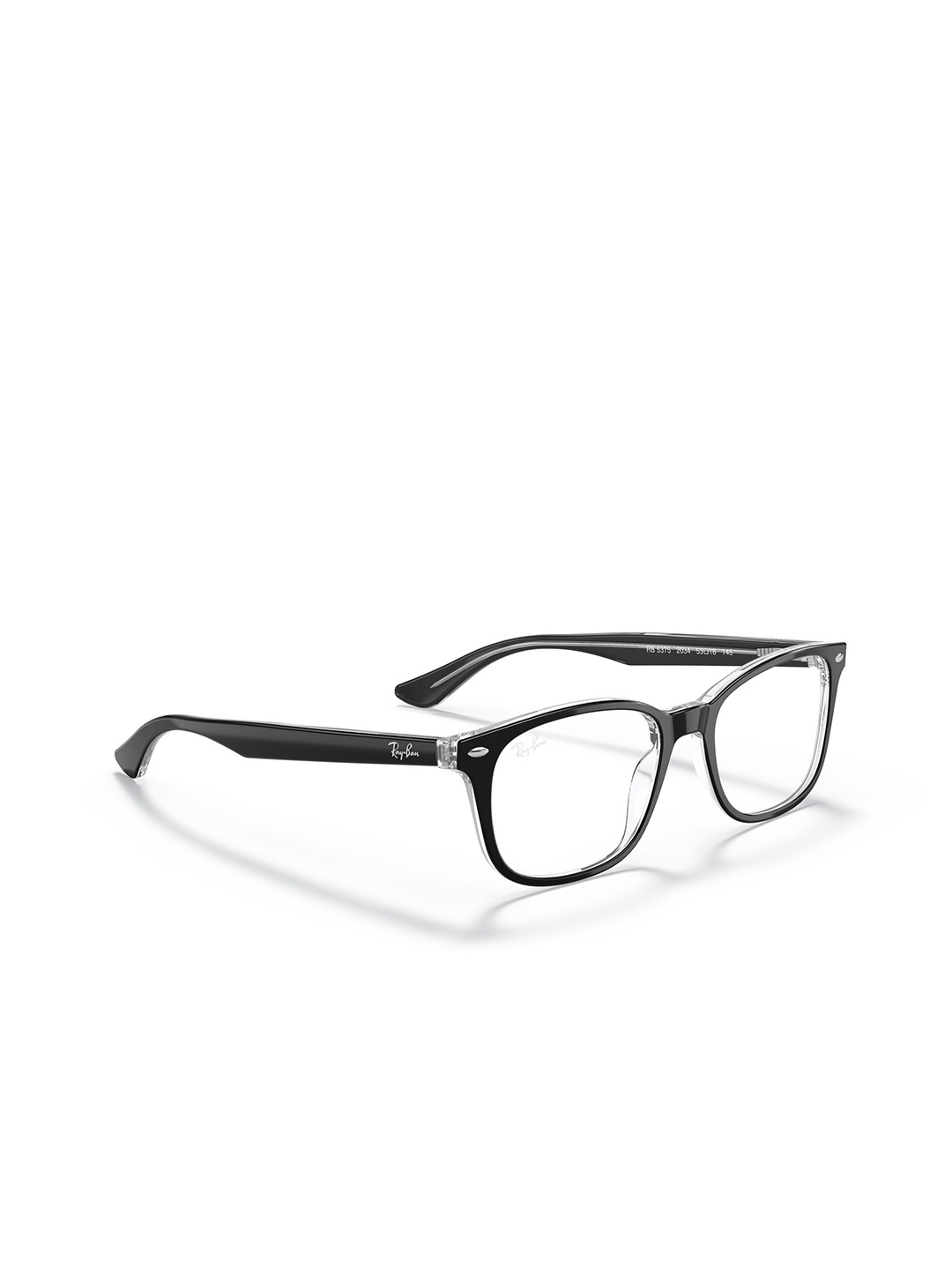 

RAY-BAN Unisex Square Frames - 0RX5375203453, Transparent