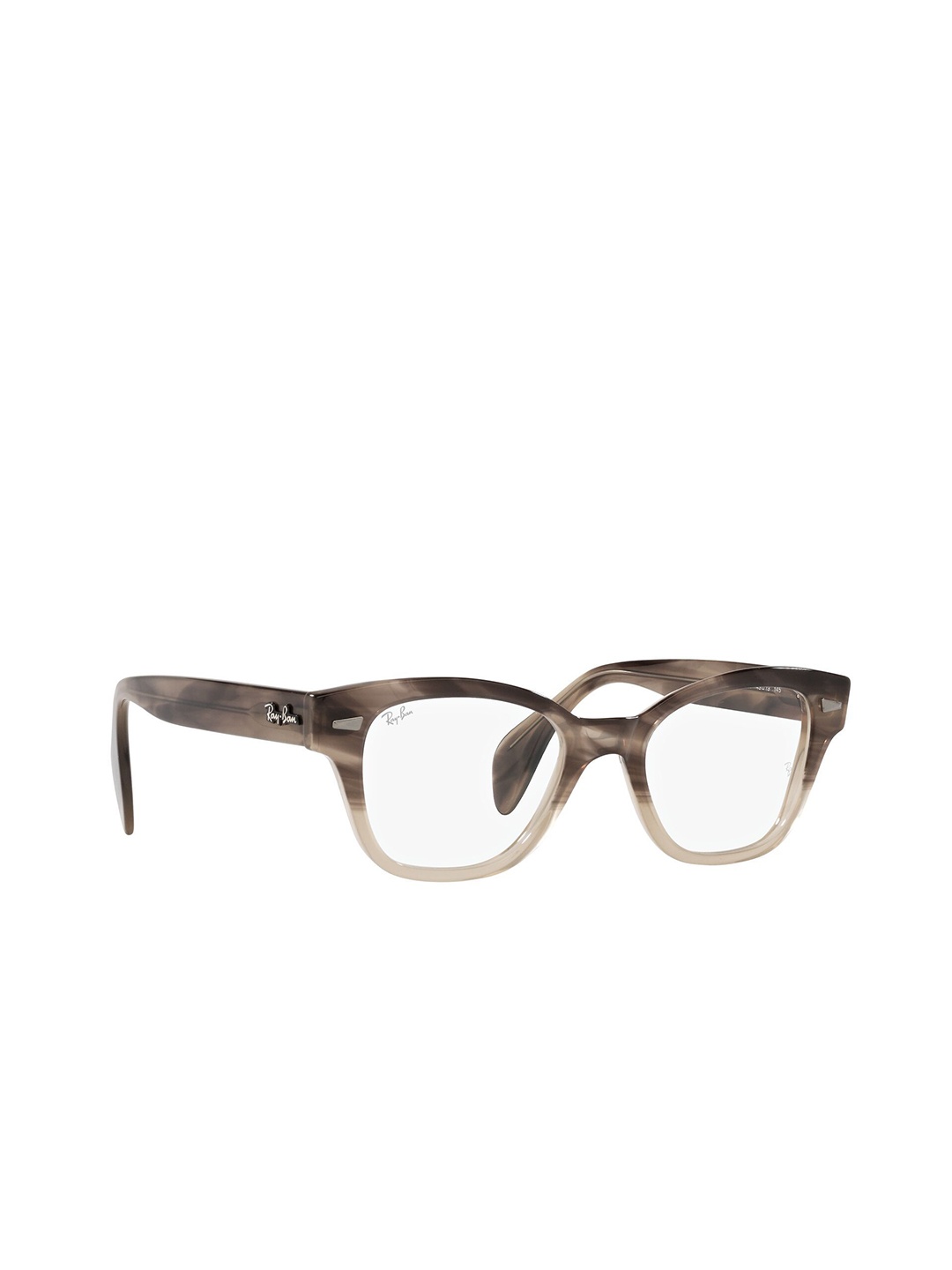 

Ray-Ban Unisex Square Havana Frames - 0RX0880810749, Transparent