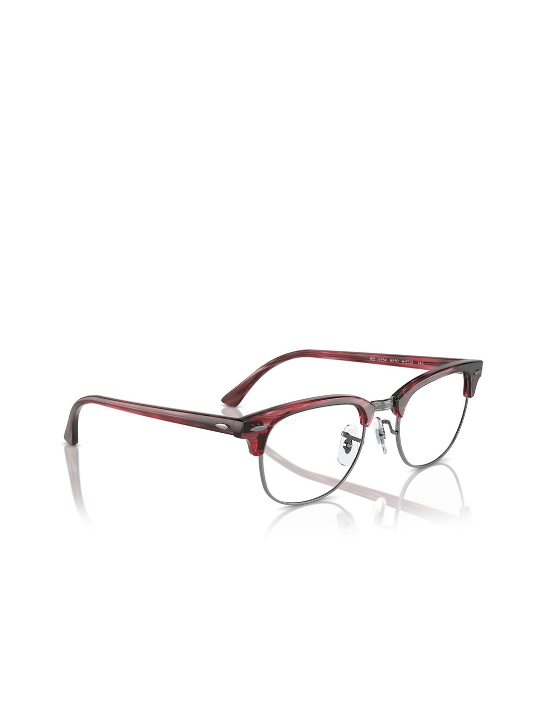 

RAY-BAN Unisex Square Red Frames - 0RX5154837651, White