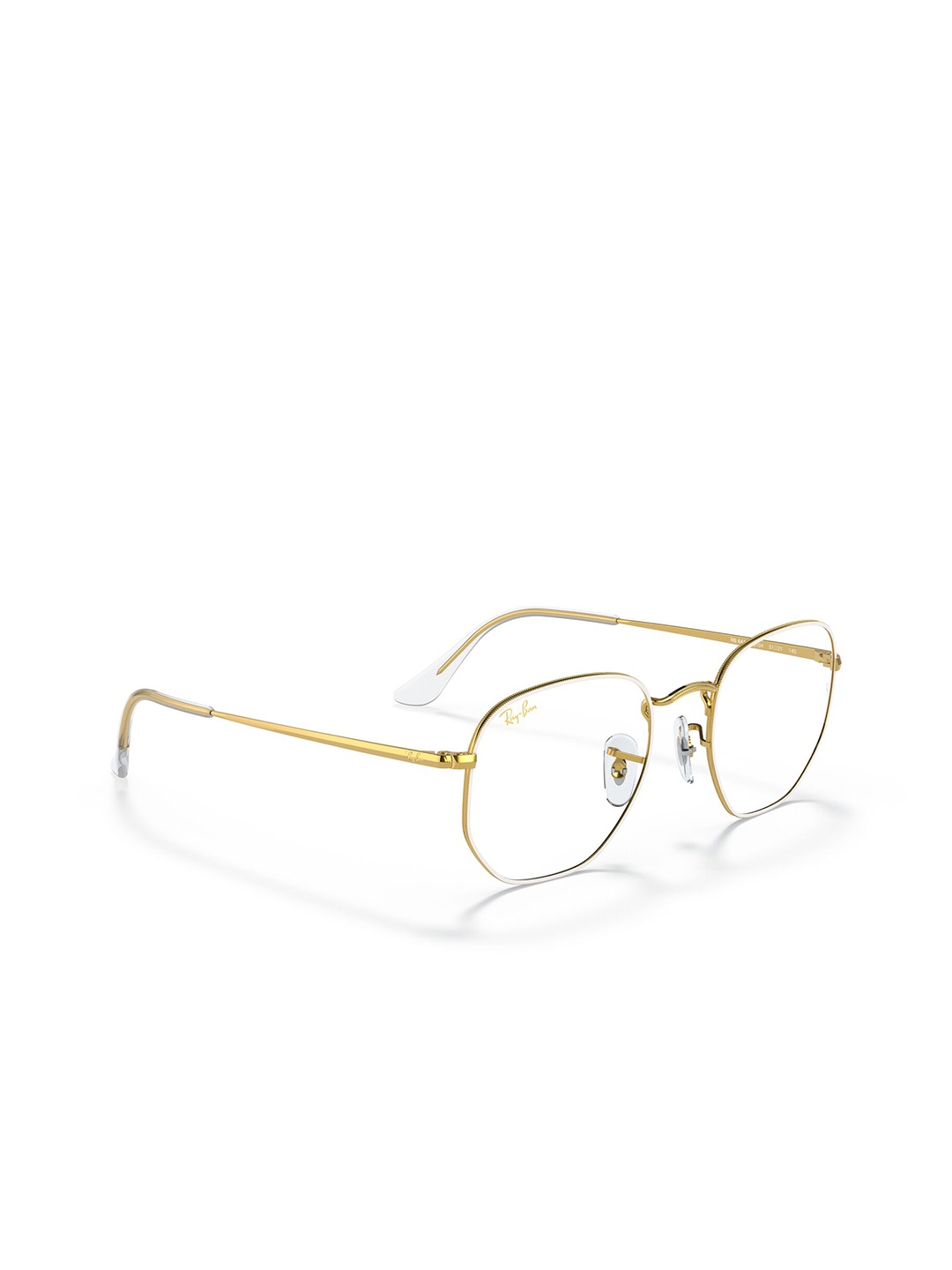 

Ray-Ban Unisex Irregular White Frames - 0RX6448310448, Transparent