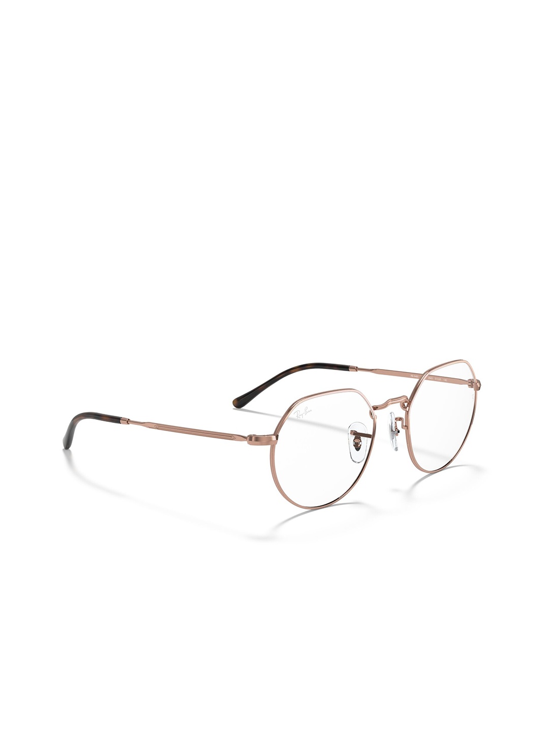 

Ray-Ban Unisex Irregular Light Brown Frames - 0RX6465294351, Gold