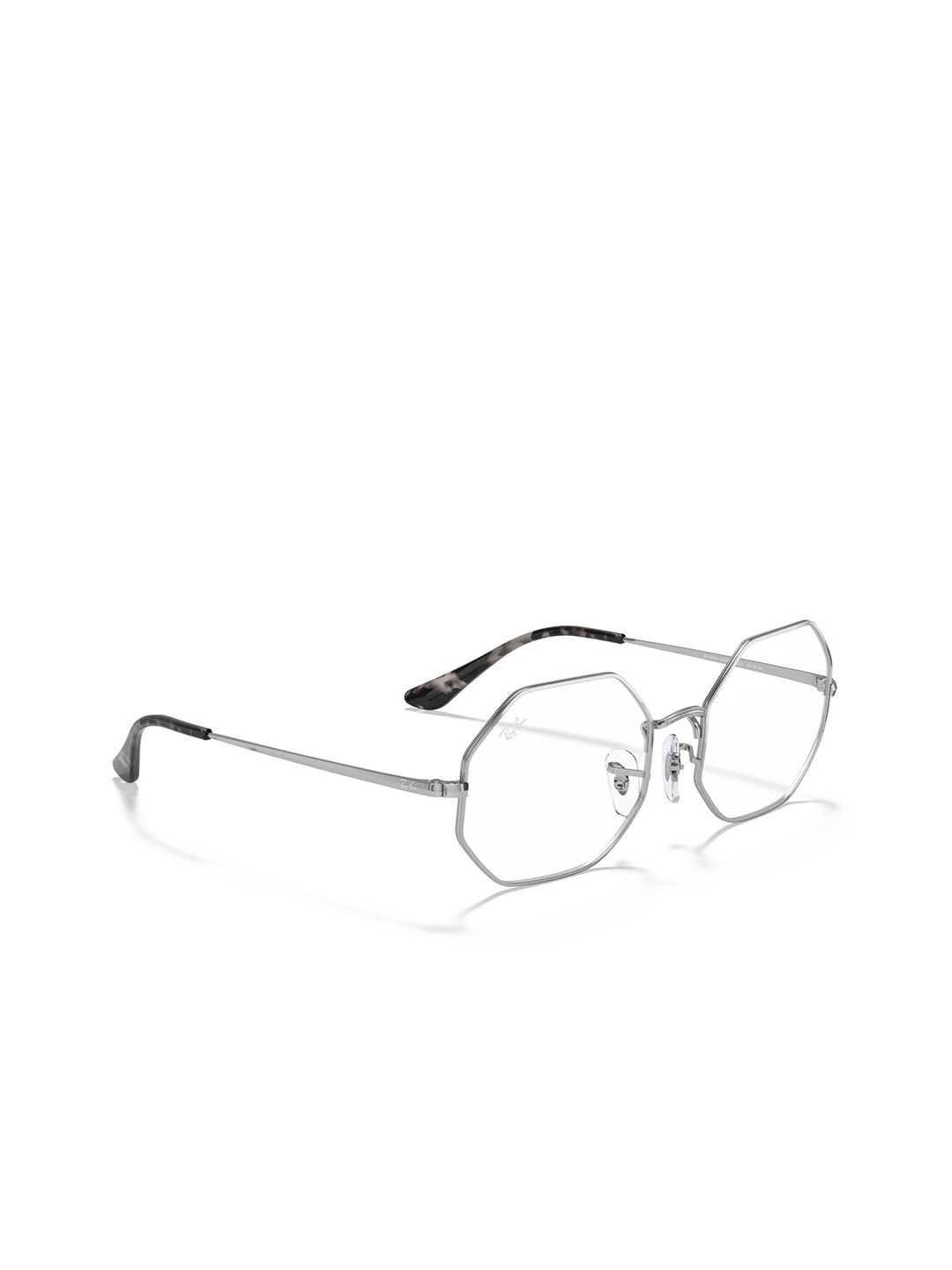 

Ray-Ban Unisex Full Rim Rectangle Frames, Silver
