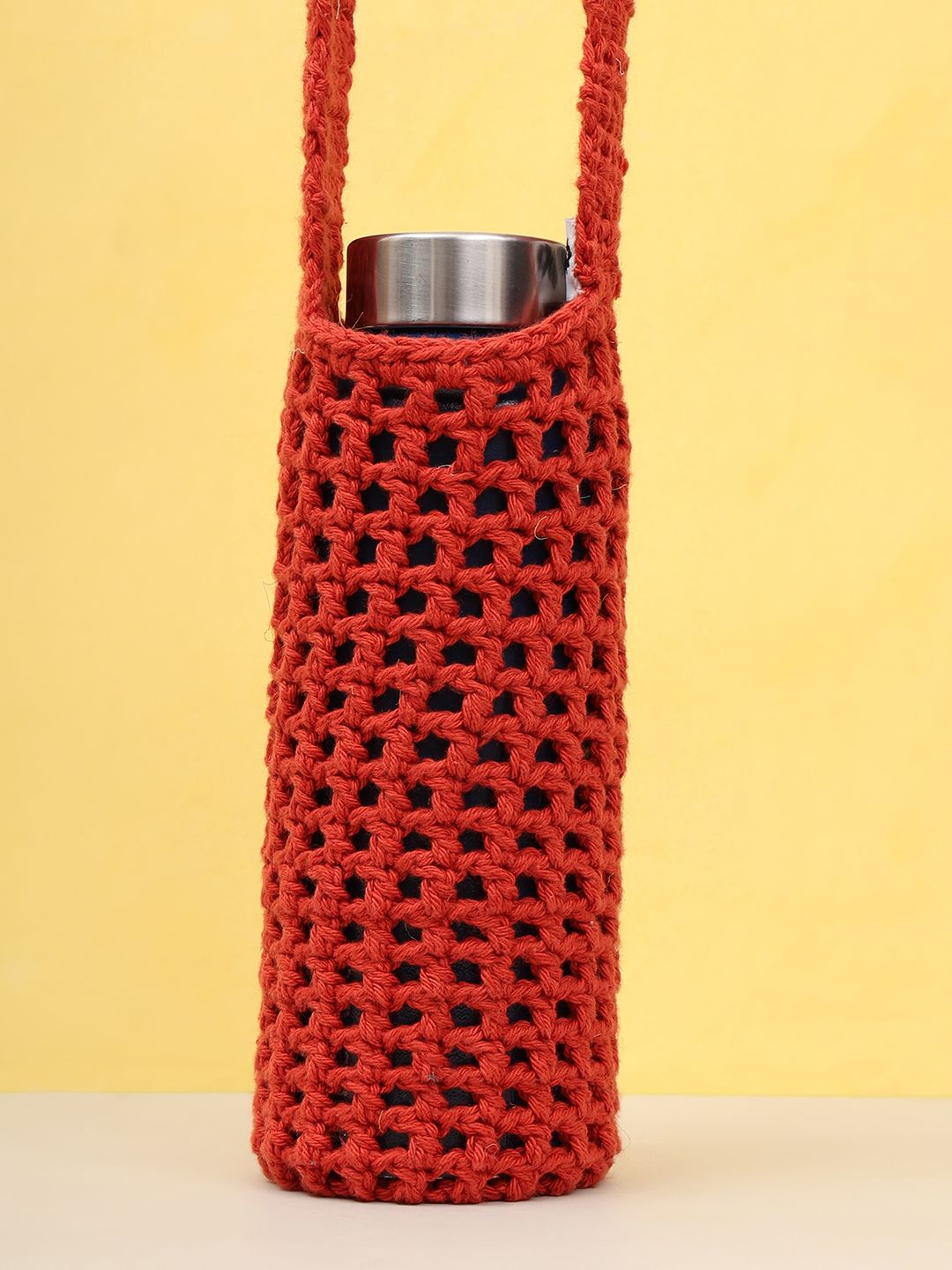 

ITIHASIKALA Embellished Oversized Structured Satchel, Red