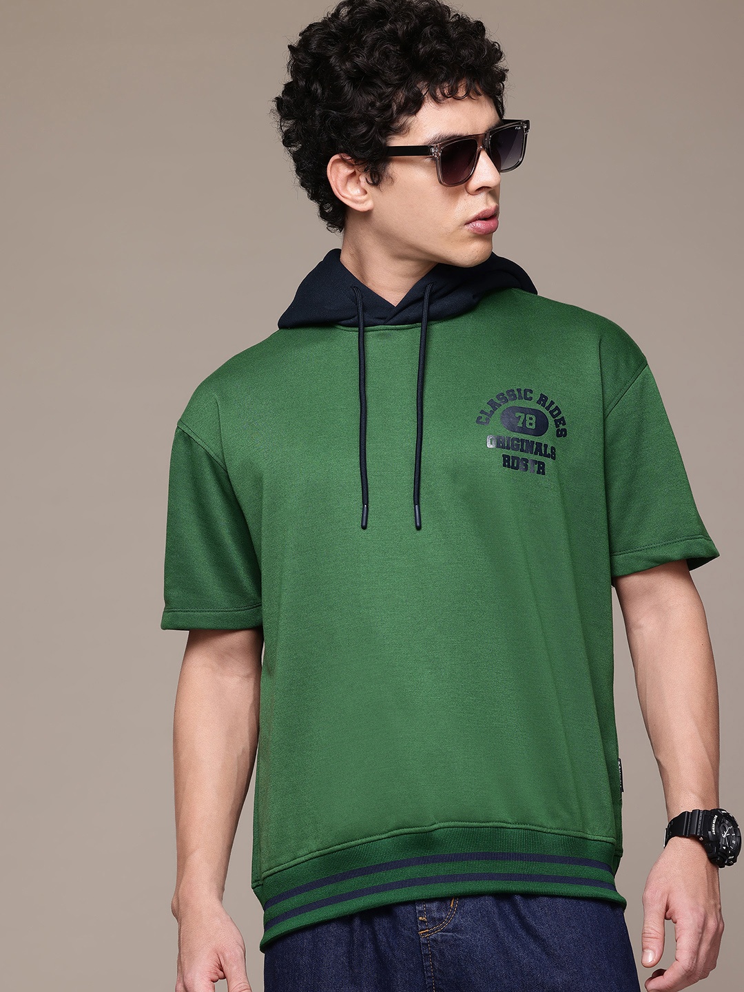 

Roadster The Lifestyle Co Hooded Sweatshirt, Green