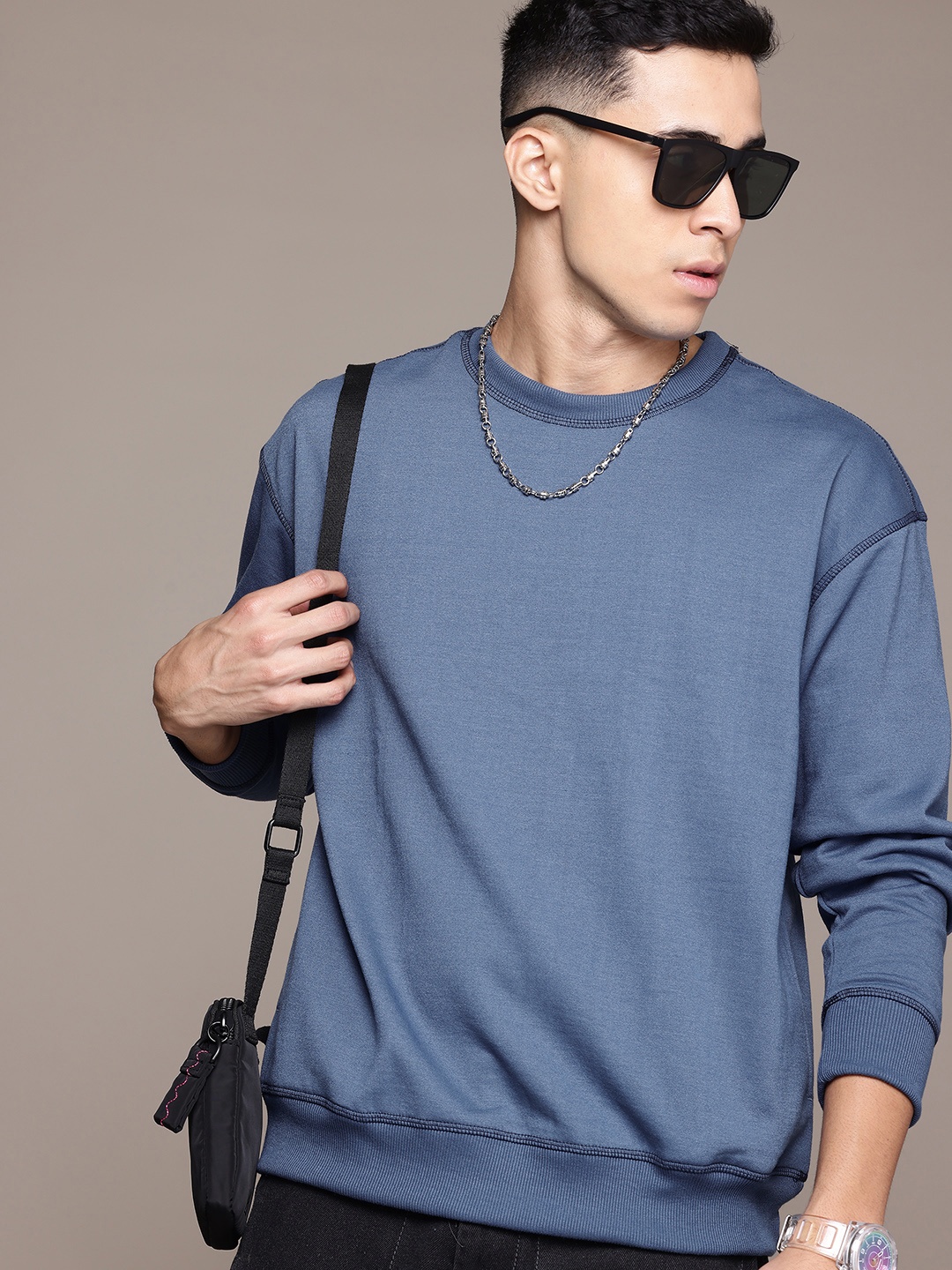 

The Roadster Lifestyle Co. Relaxed Fit Sweatshirt, Blue