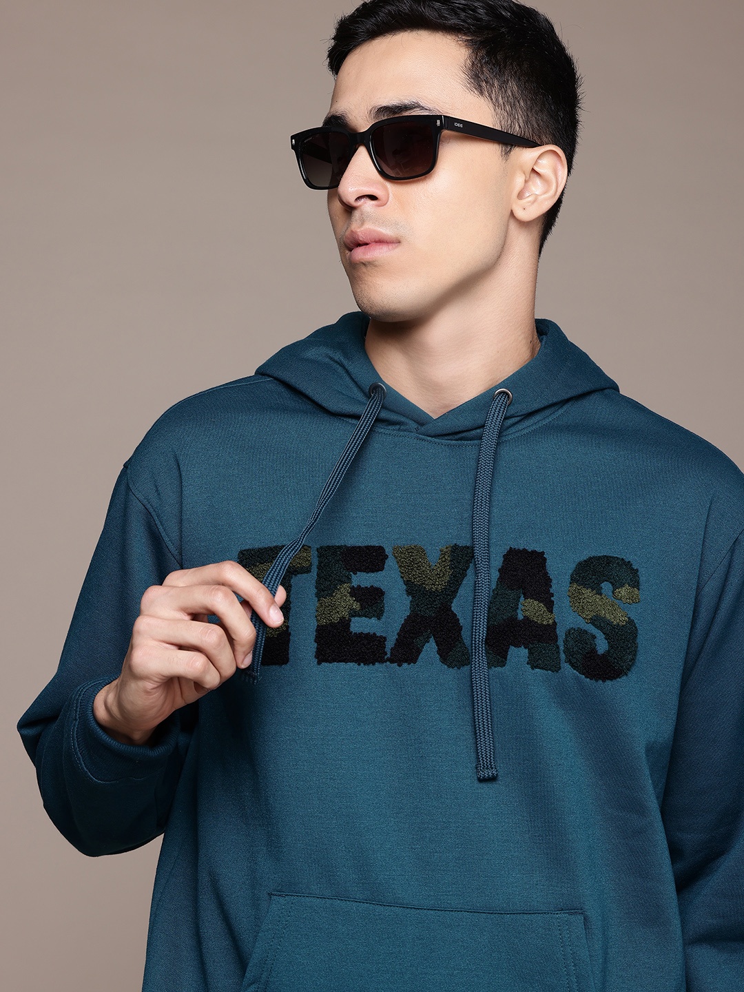 

The Roadster Lifestyle Co. Relaxed Fit Hooded Sweatshirt, Teal