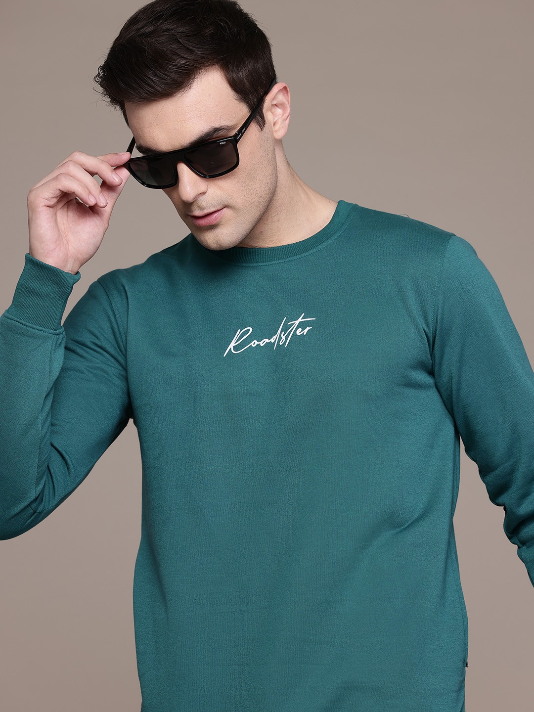 

The Roadster Lifestyle Co. Round Neck Pullover Sweatshirt, Teal