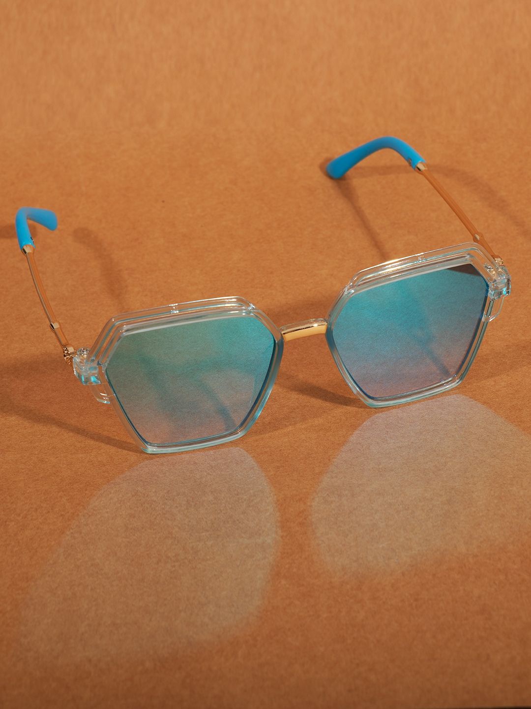 

DukieKooky Kids Square Sunglasses with UV Protected Lens DKSG475B, Blue